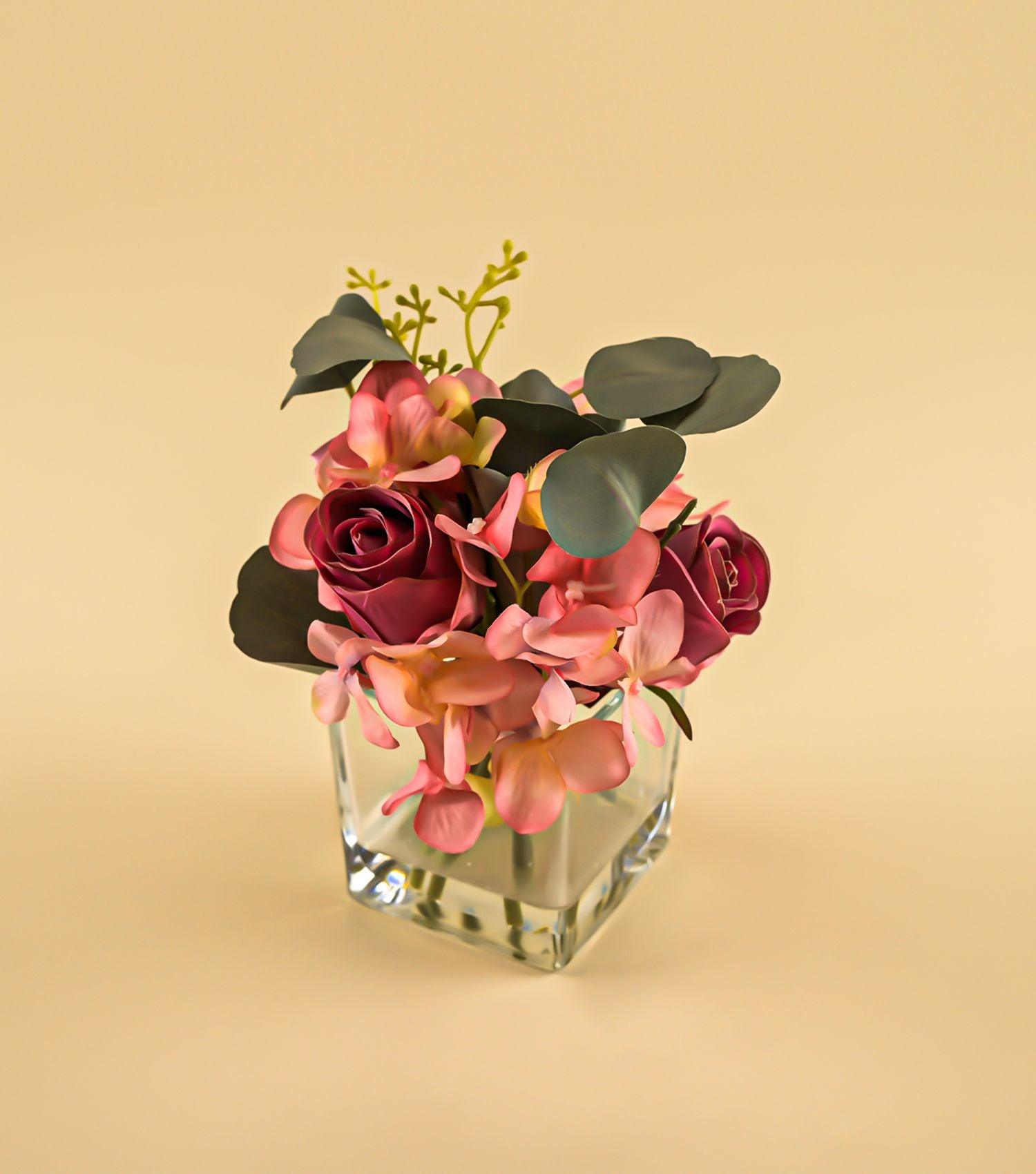 Hydrangea Pink Pot - Elvy Lifestyle