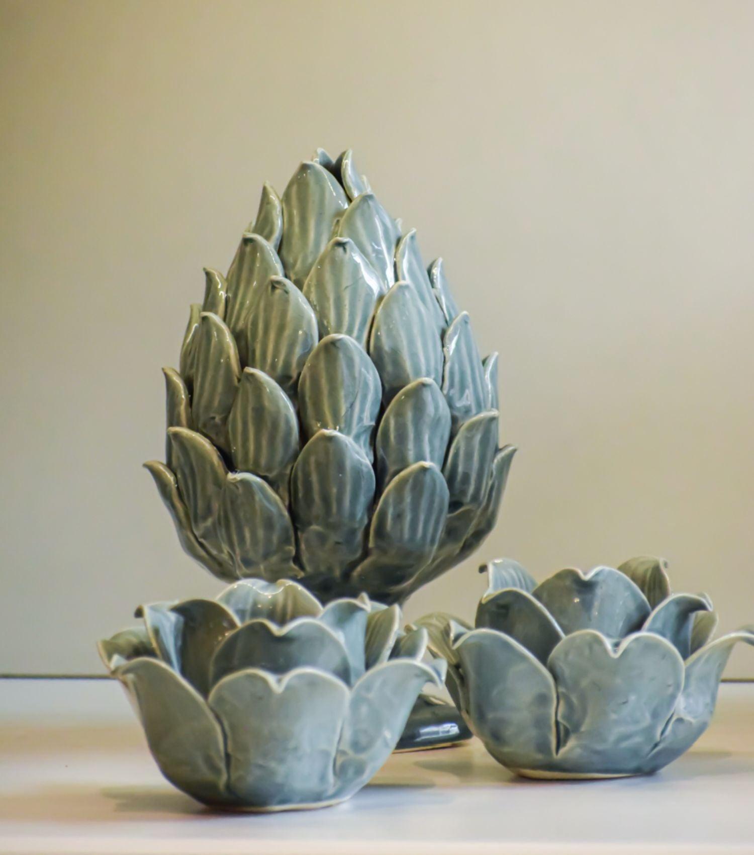 Artichoke on stand Green - Elvy Lifestyle