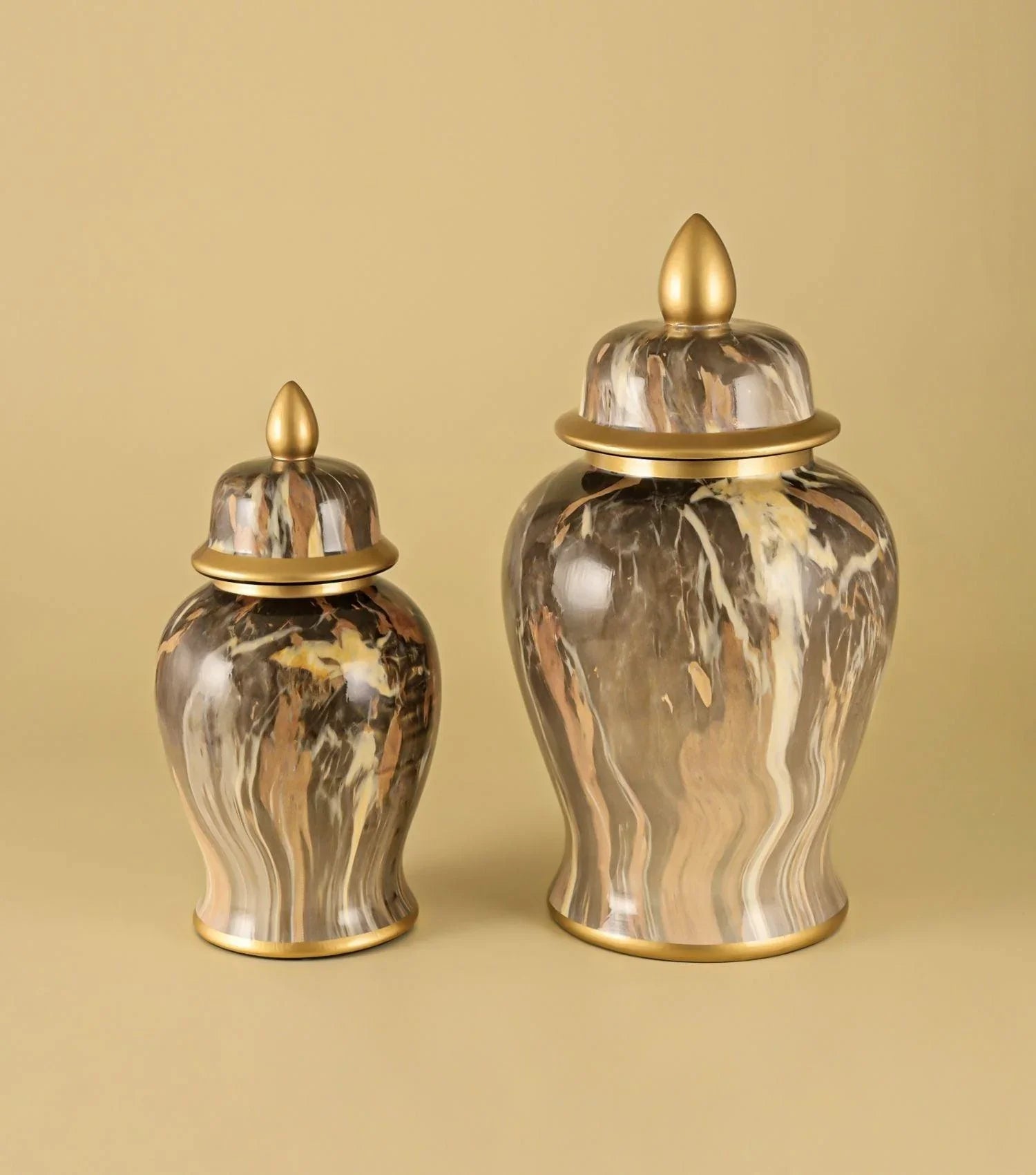 Alabaster Jar Small - Elvy Lifestyle