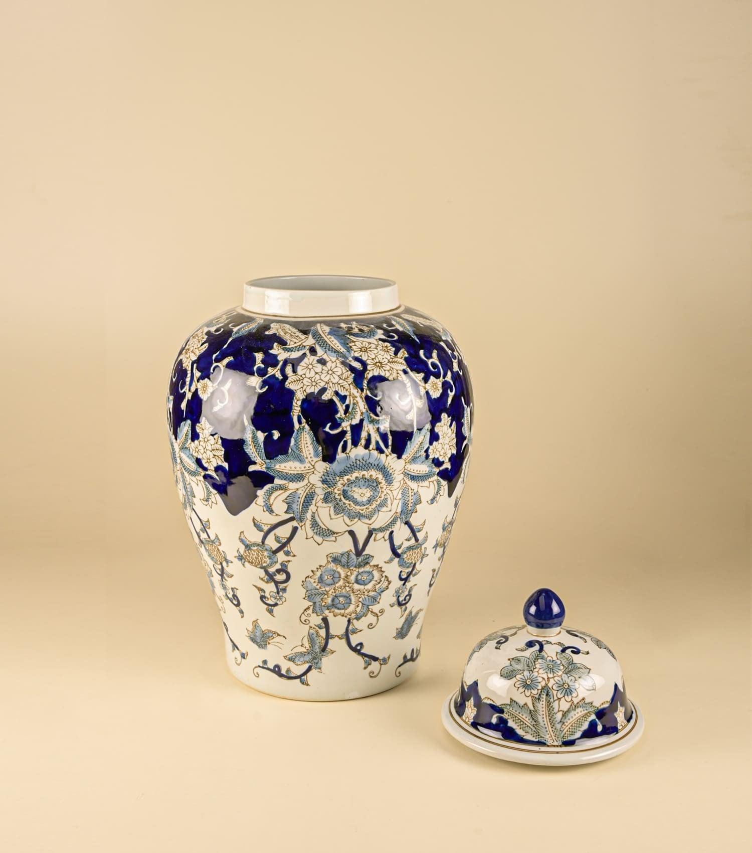Azul Ginger Jar Large - Elvy Lifestyle