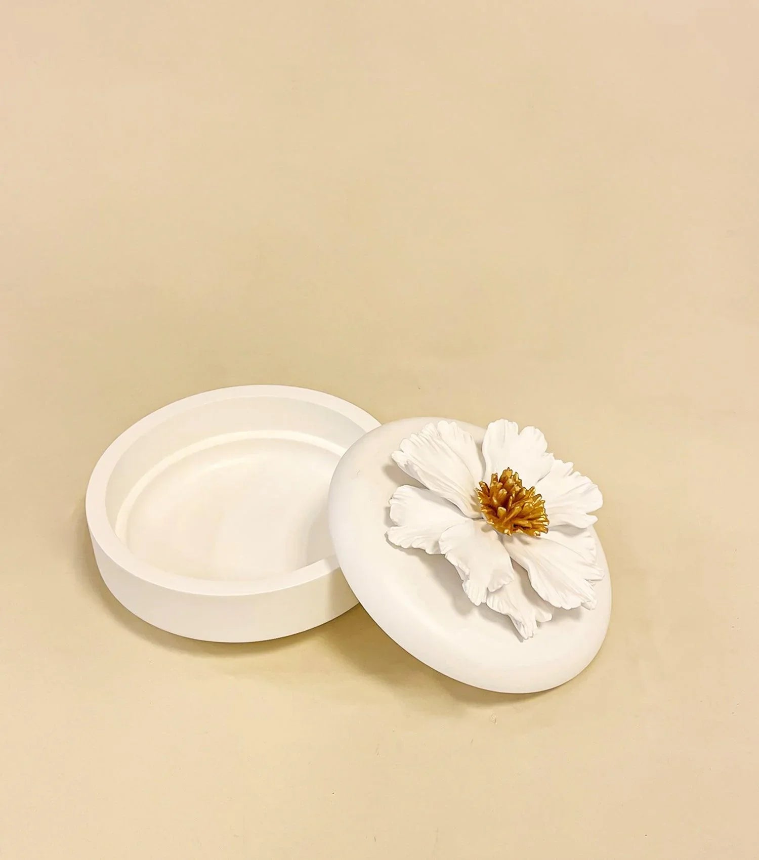 Magnolia Wooden Embellished Box - Elvy Lifestyle