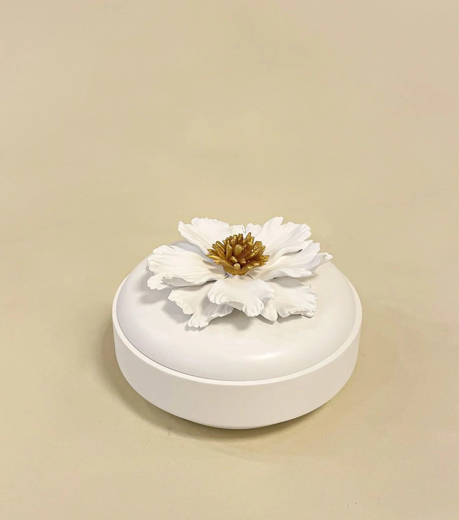 Magnolia Wooden Embellished Box - Elvy Lifestyle