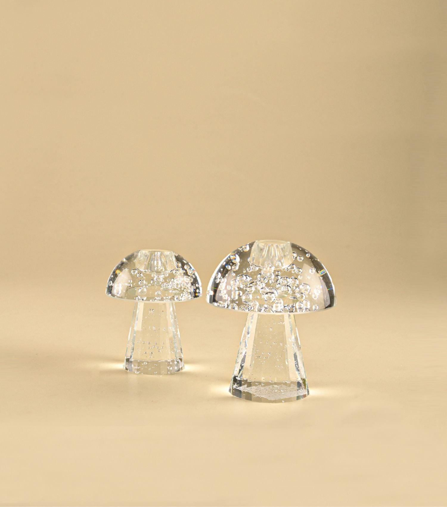 Bubble Mushroom Taper Holder Small - Elvy Lifestyle