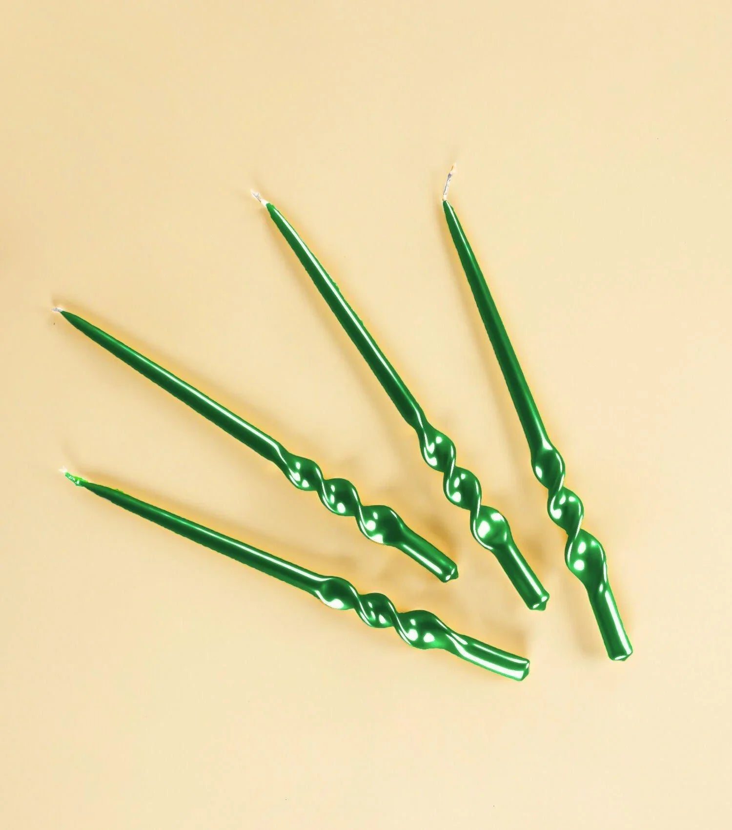 Alfa Taper Candle Green Set of 4 - Elvy Lifestyle