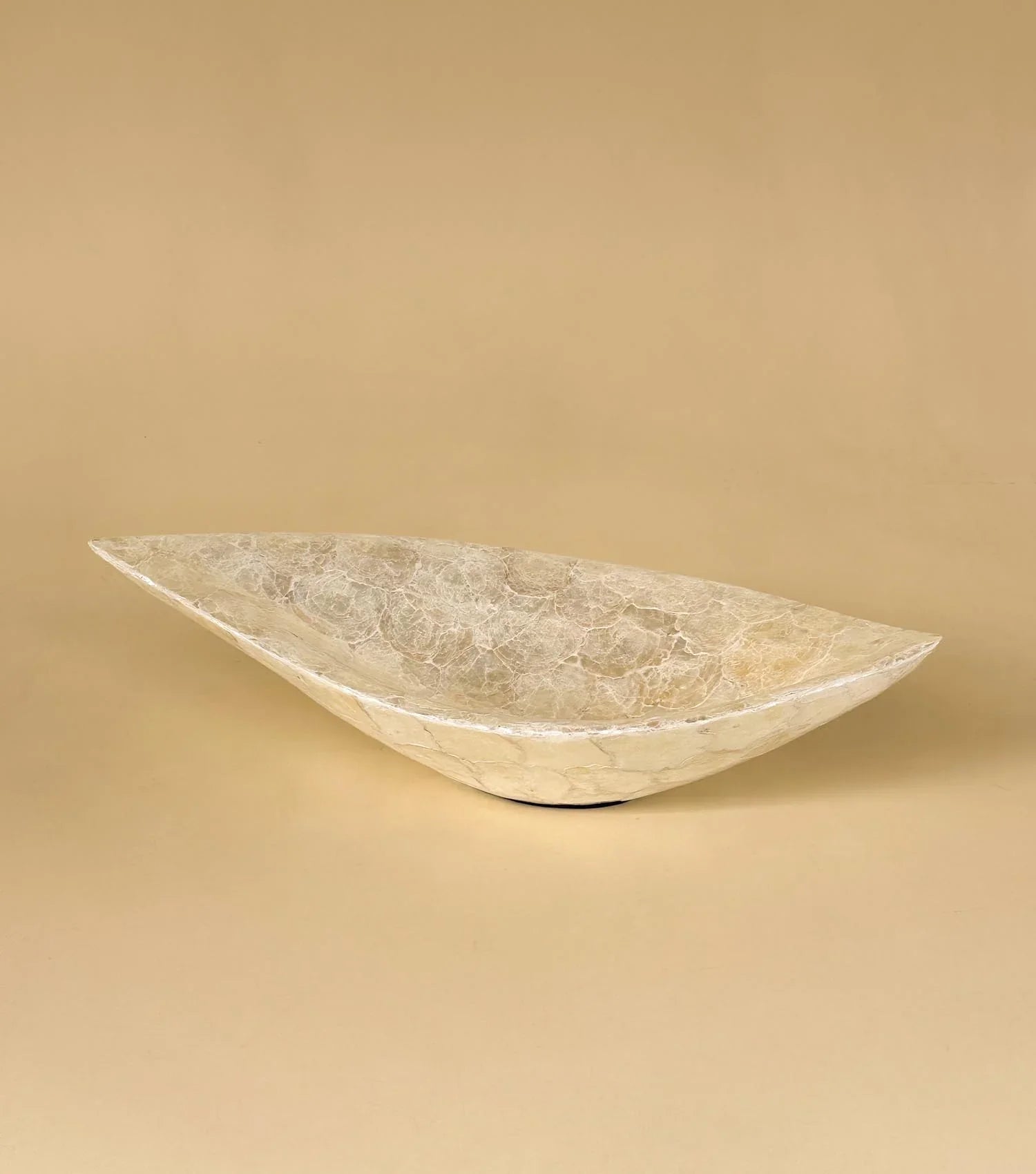 Ocean Mist Seashell Leaf Bowl