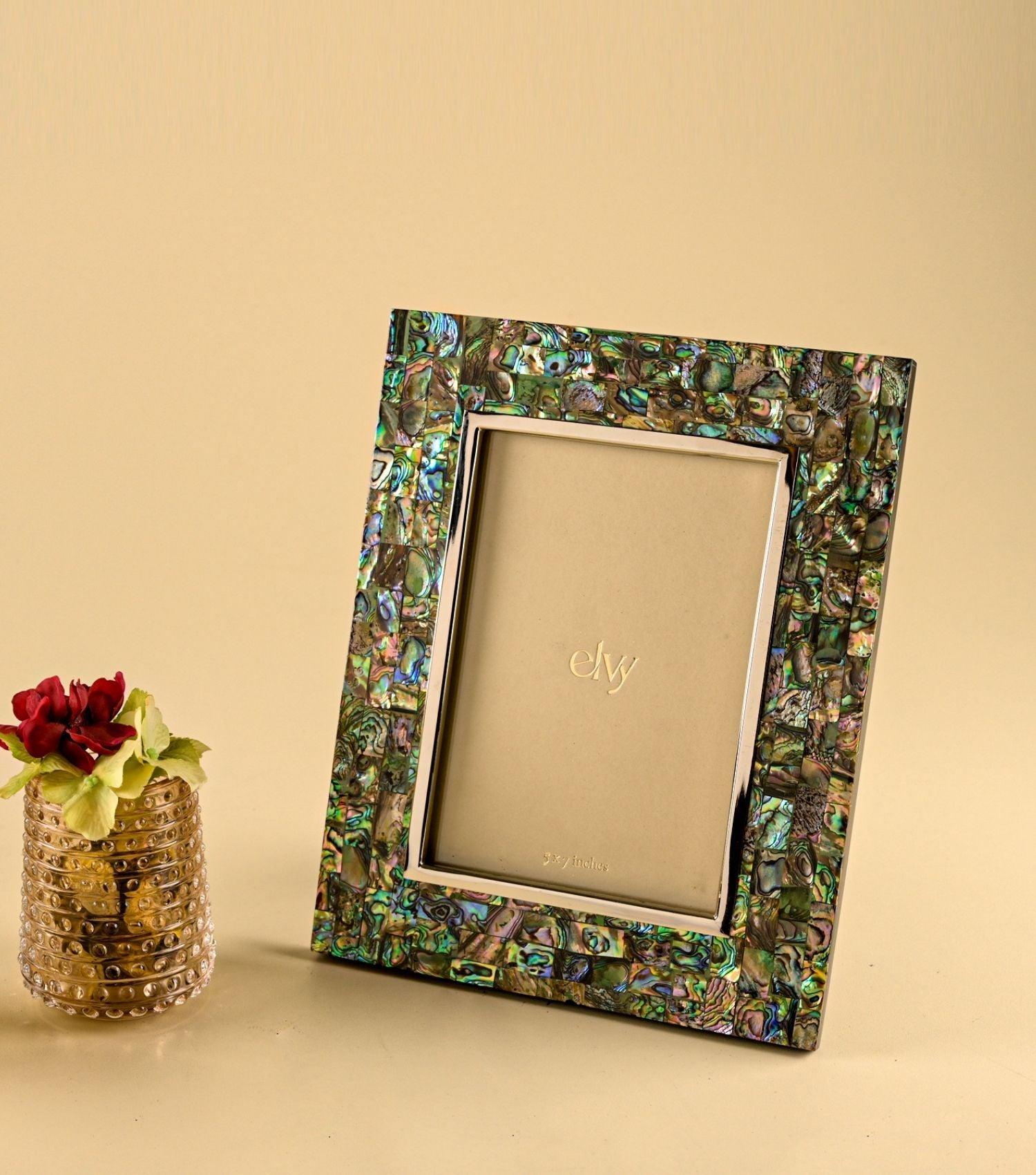 Emerald MOP frame 5 X7 - Elvy Lifestyle