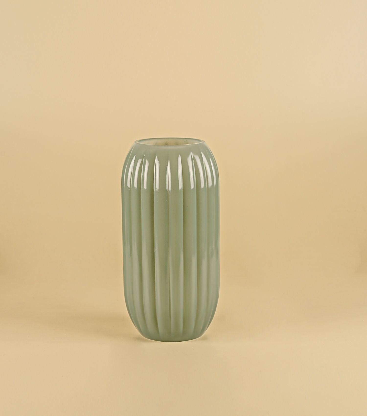 Iris Vase Tall Green - Elvy Lifestyle