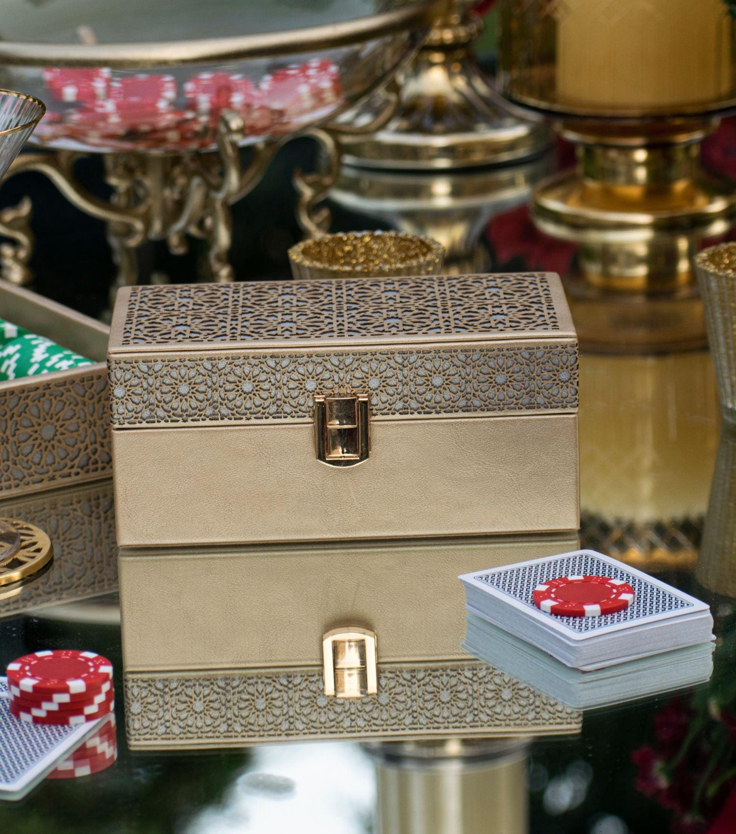 Gilded Grace Poker set - Elvy Lifestyle