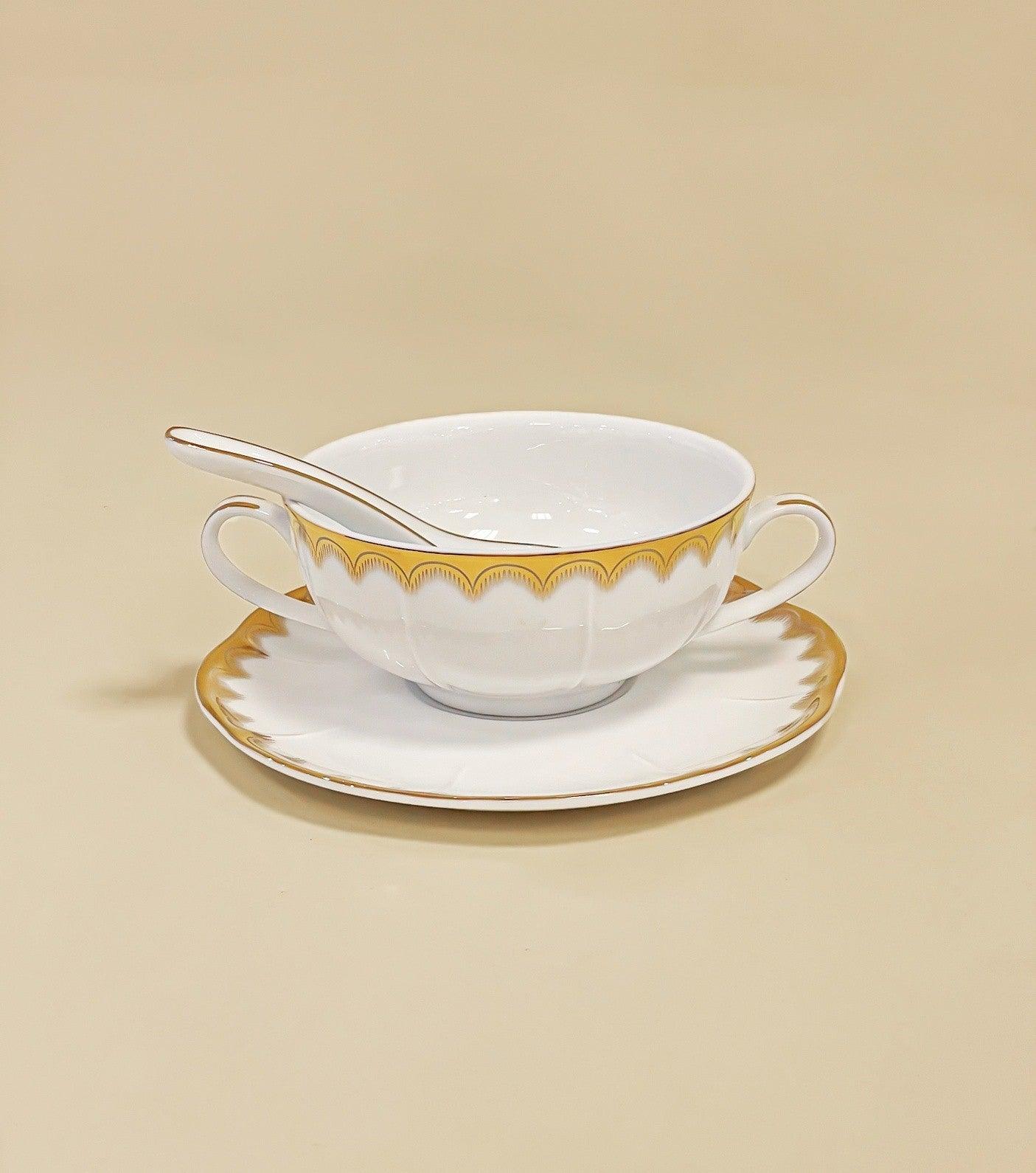Gilded Soup Set of 12 - Elvy Lifestyle