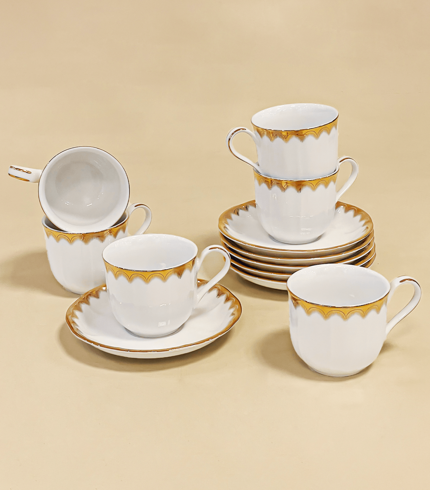 Gilded Add on Tea set of 12 - Elvy Lifestyle