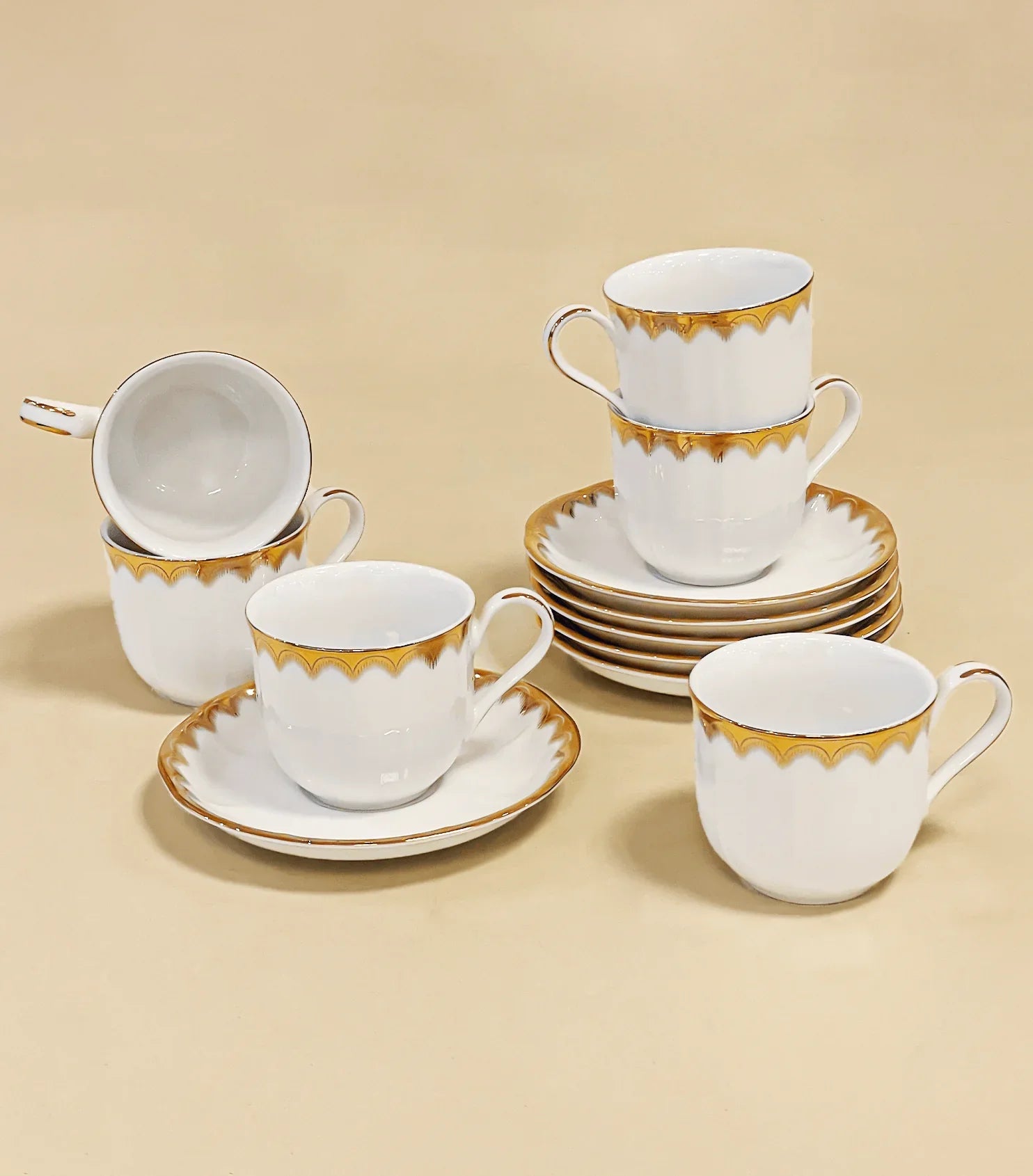 Gilded Add on Tea set of 12 - Elvy Lifestyle