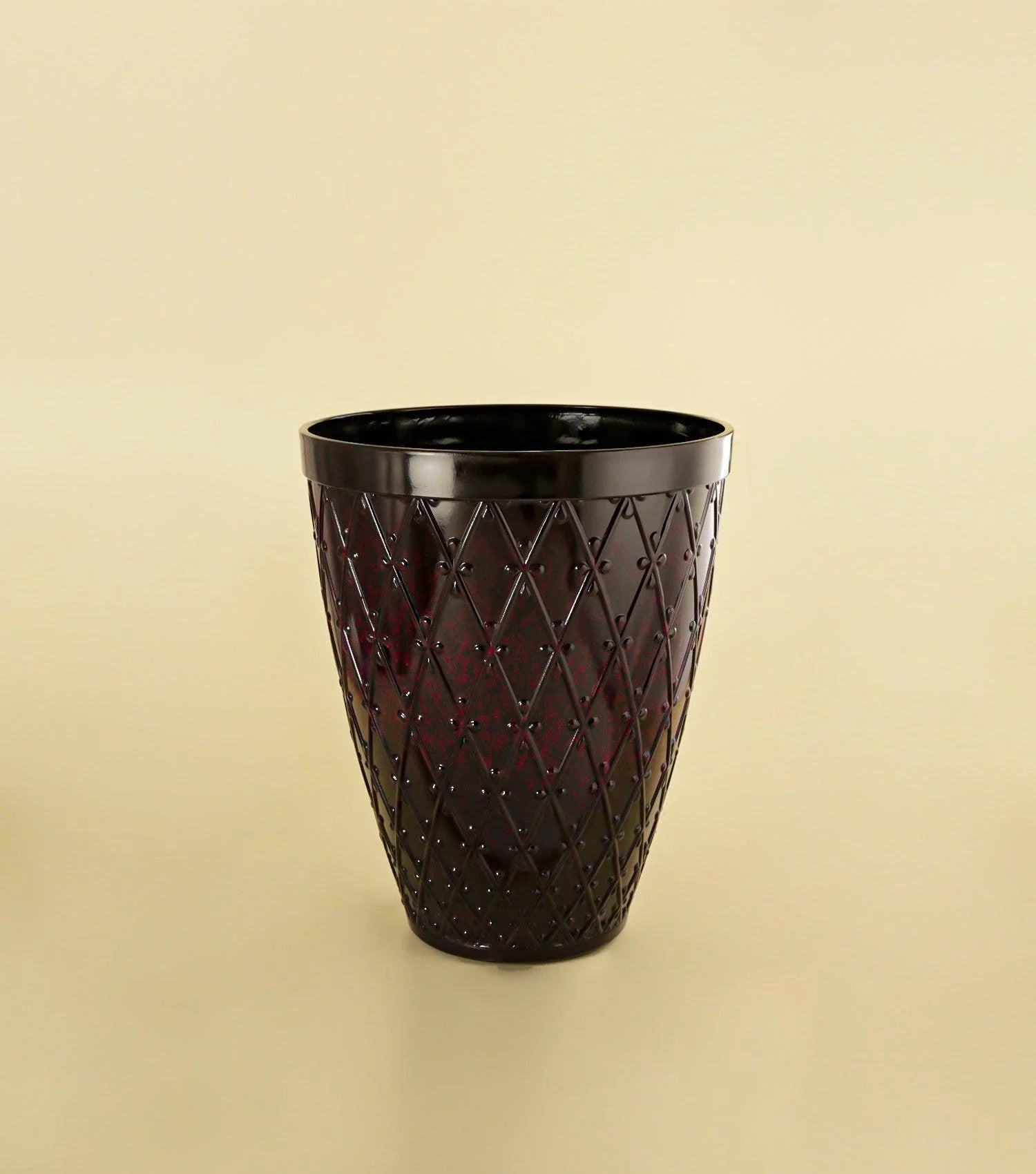 Velvet Planter burgundy Large - Elvy Lifestyle
