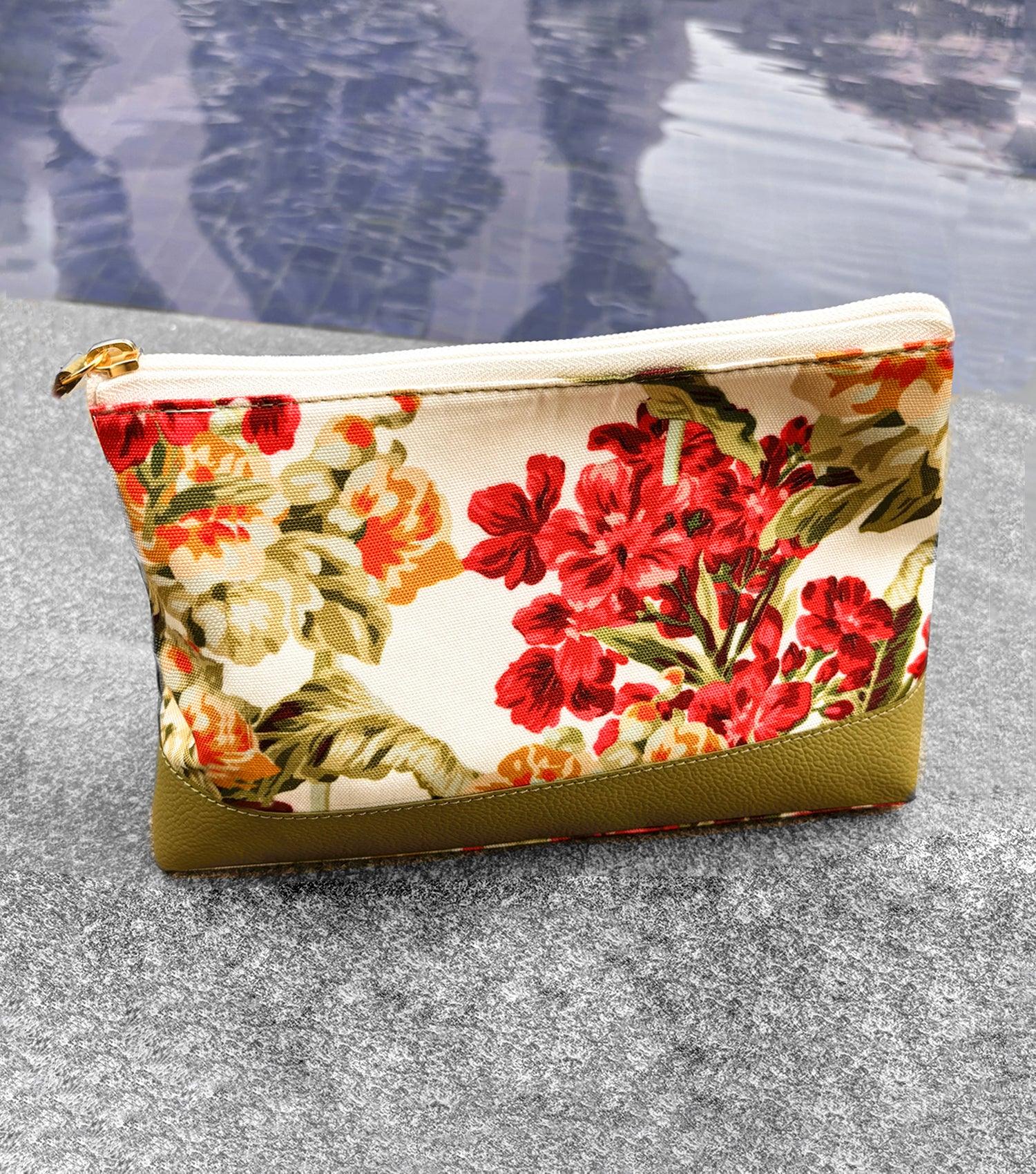 Botanic Travel Pouch Medium - Elvy Lifestyle