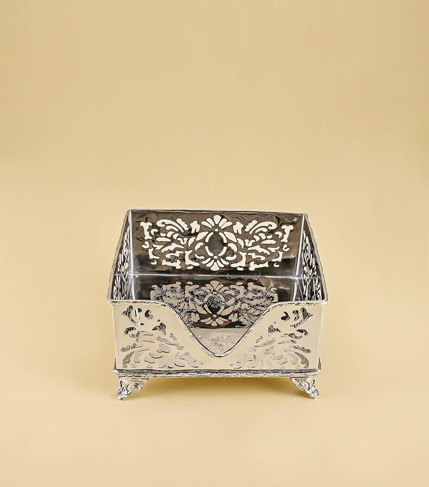 Elizabethan napkin stand square - Elvy Lifestyle