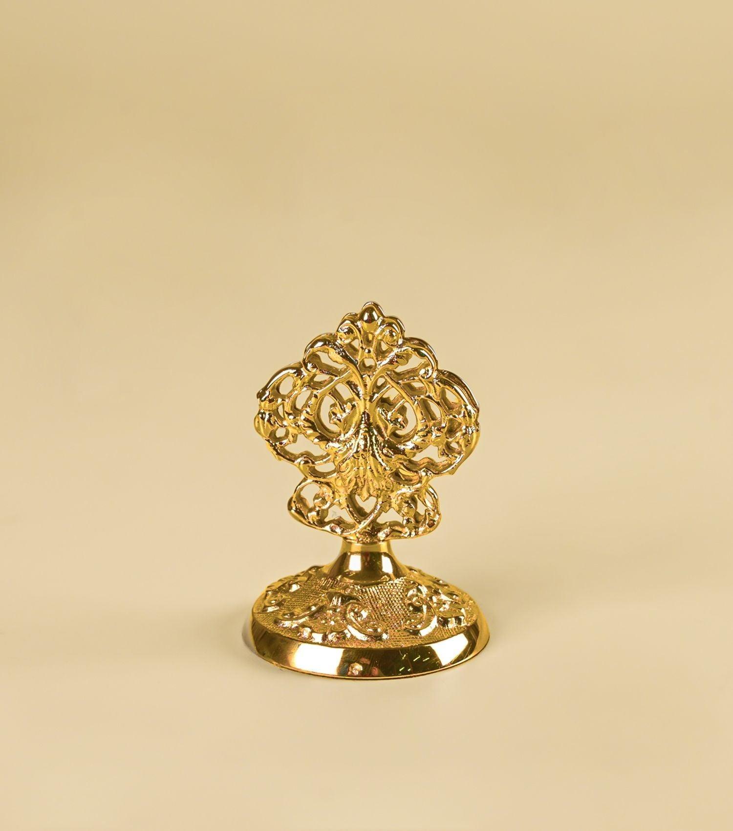 Elizabethan Card Holder Gold - Elvy Lifestyle