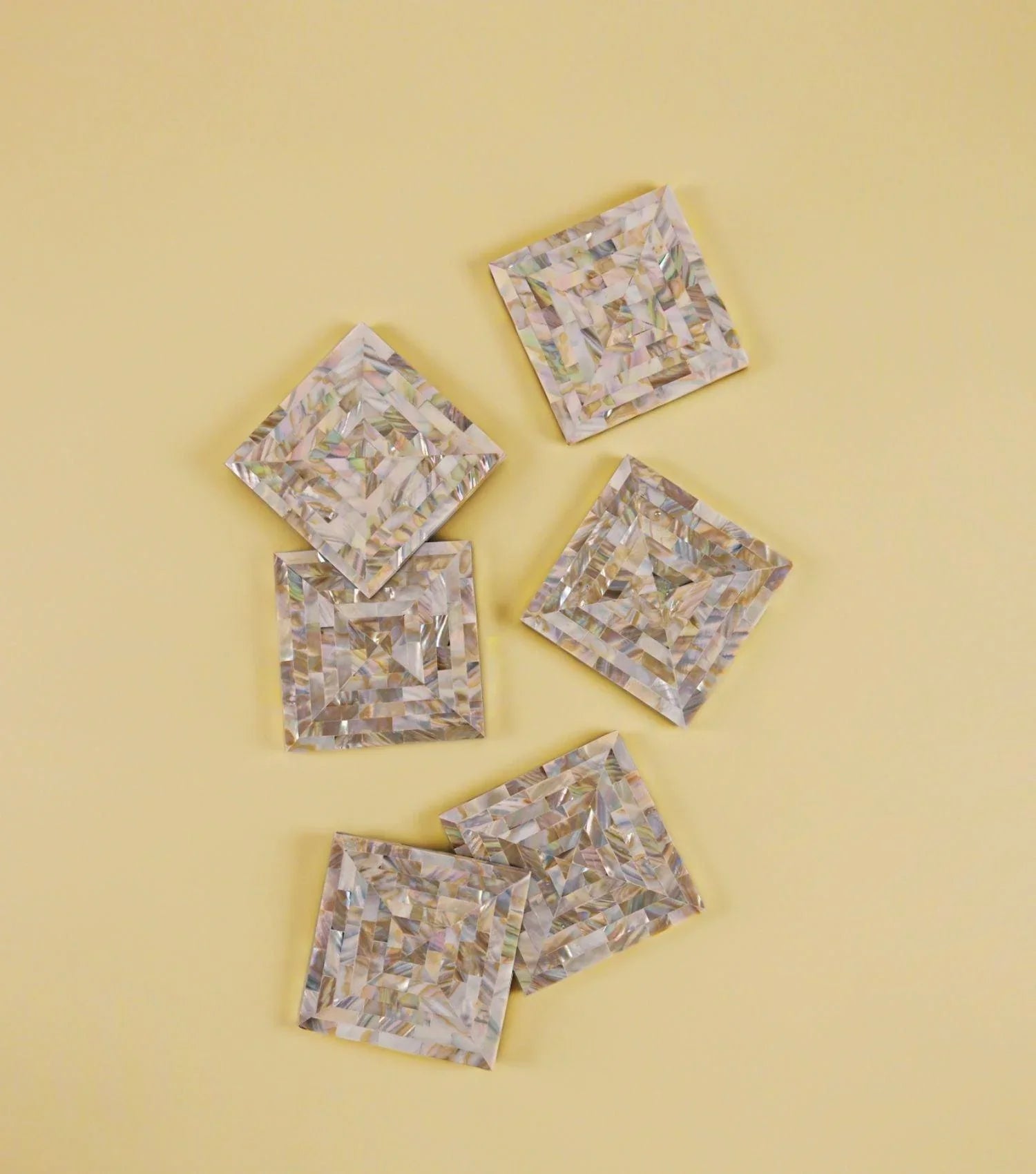 MOP Coasters Set of 6 - Elvy Lifestyle