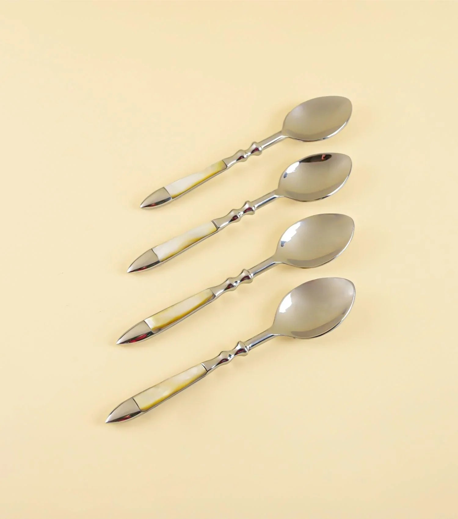 MOP Desert Spoon Set of 4 - Elvy Lifestyle