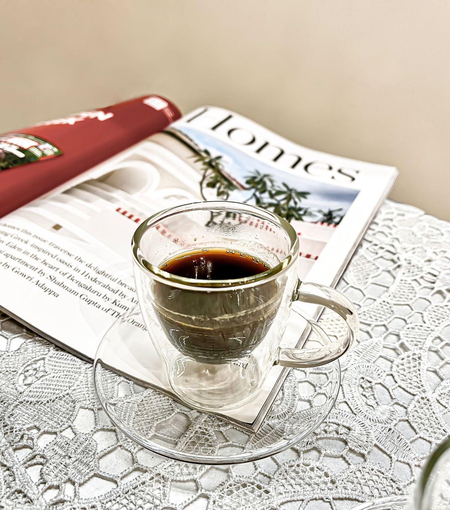 Espresso Cup & Saucers Set of 4 - Elvy Lifestyle