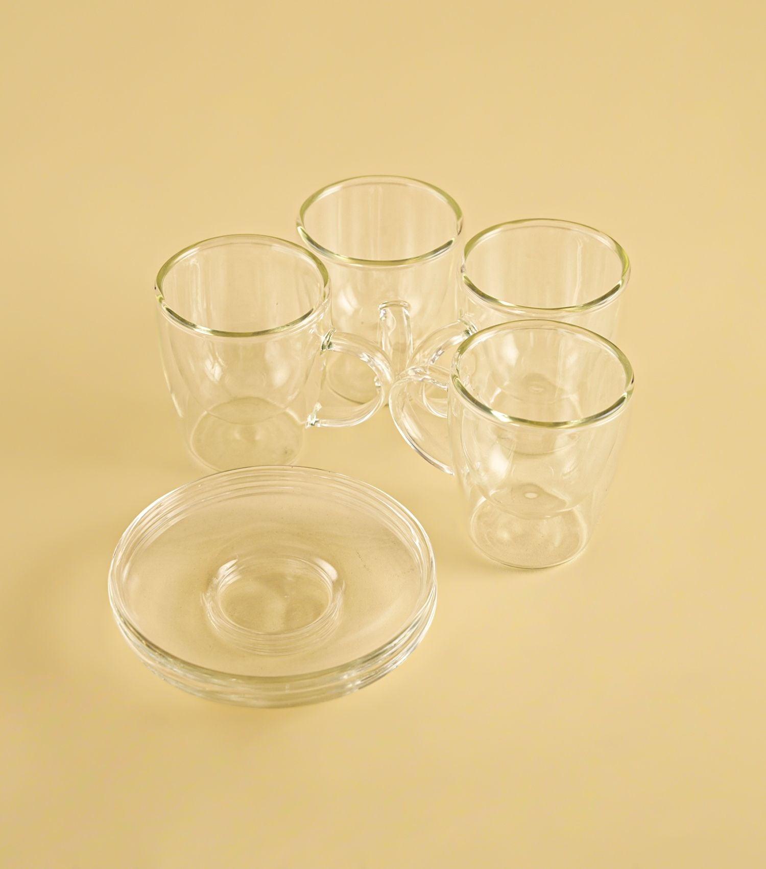 Espresso Cup & Saucers Set of 4 - Elvy Lifestyle