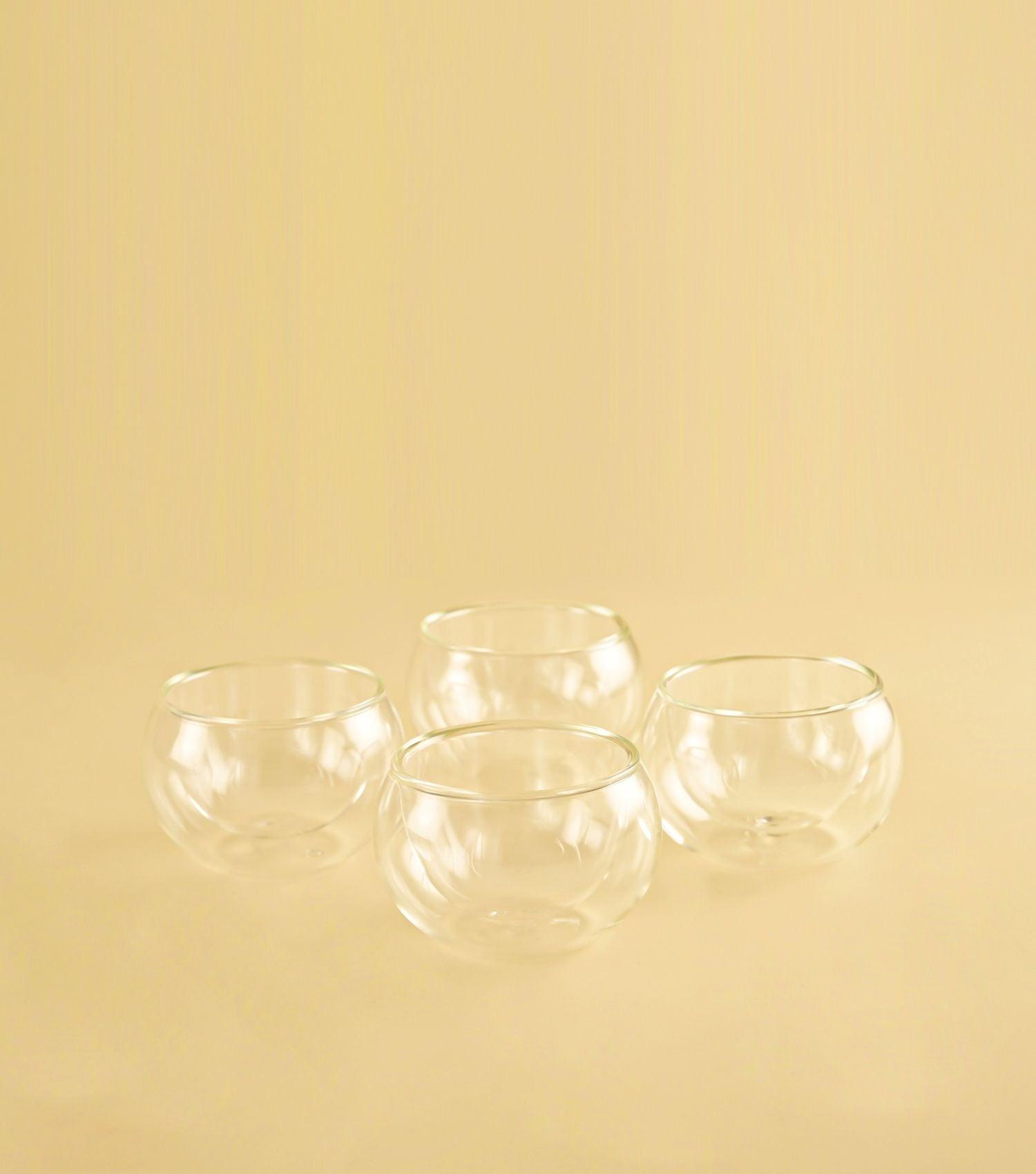 Double Walled Dessert Cups S/4 - Elvy Lifestyle