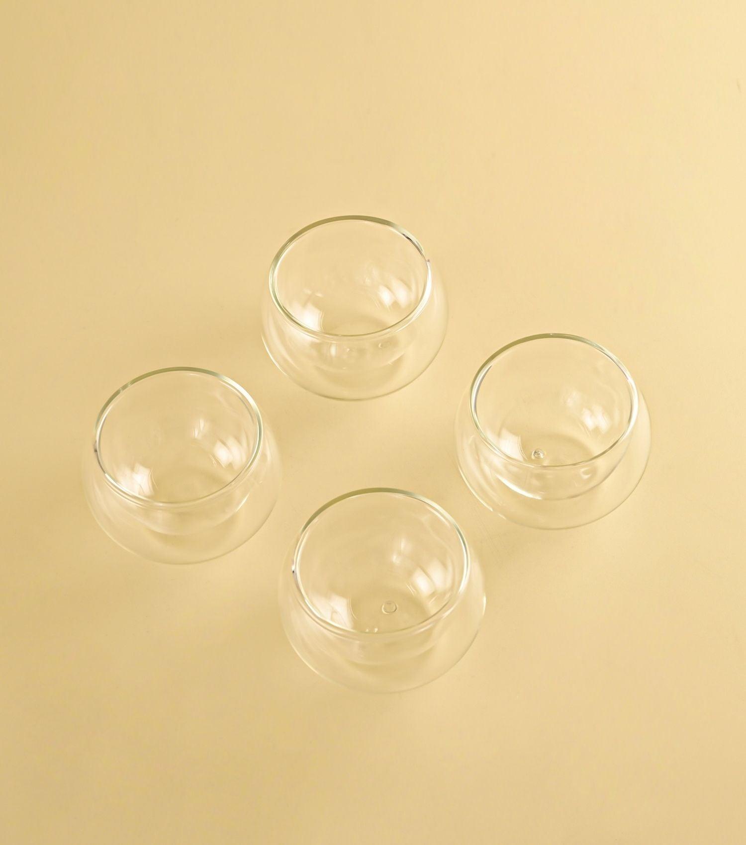 Double Walled Dessert Cups S/4 - Elvy Lifestyle