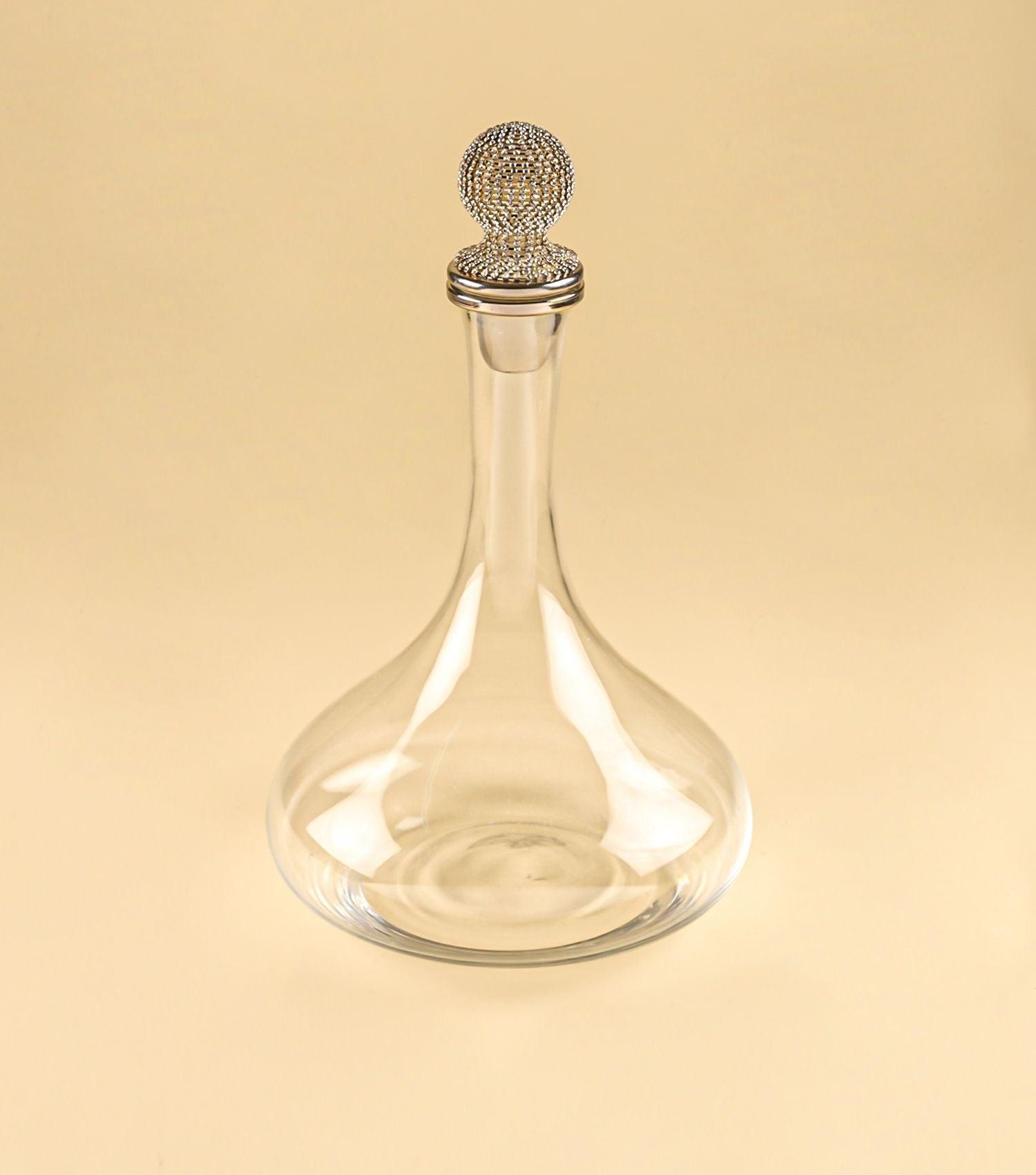 Fionna Decanter Silver - Elvy Lifestyle