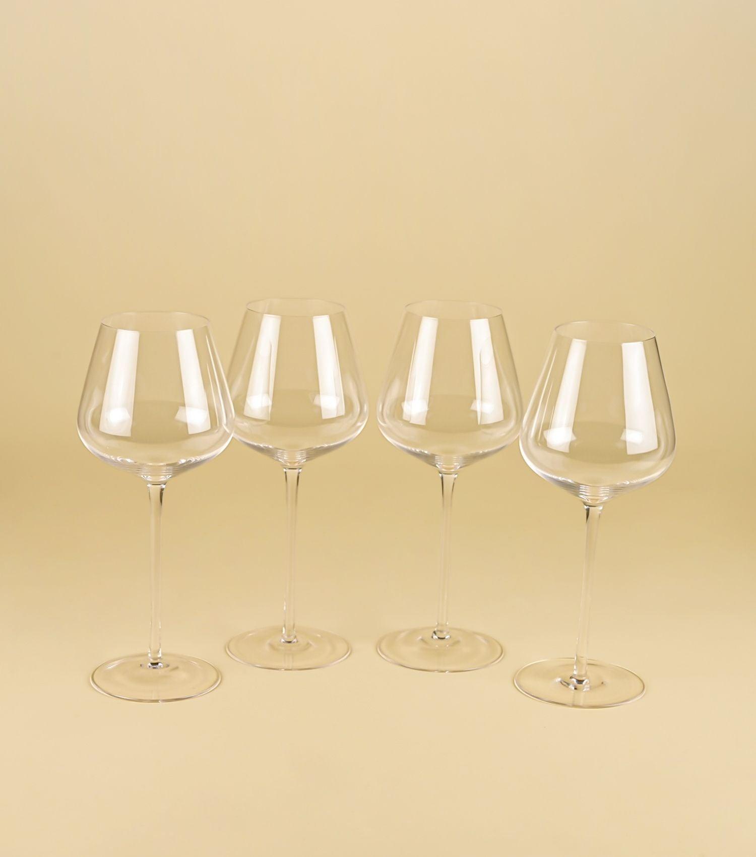 Empire Red wine glass Set of 4 - Elvy Lifestyle