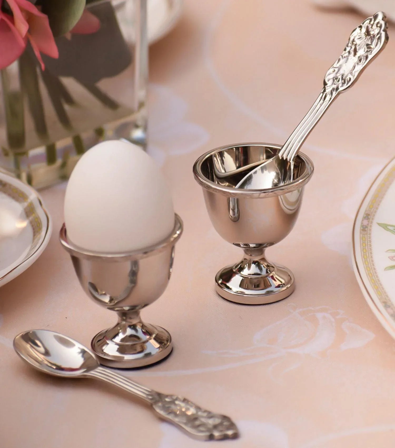 Egg Cup with Spoon - Elvy Lifestyle