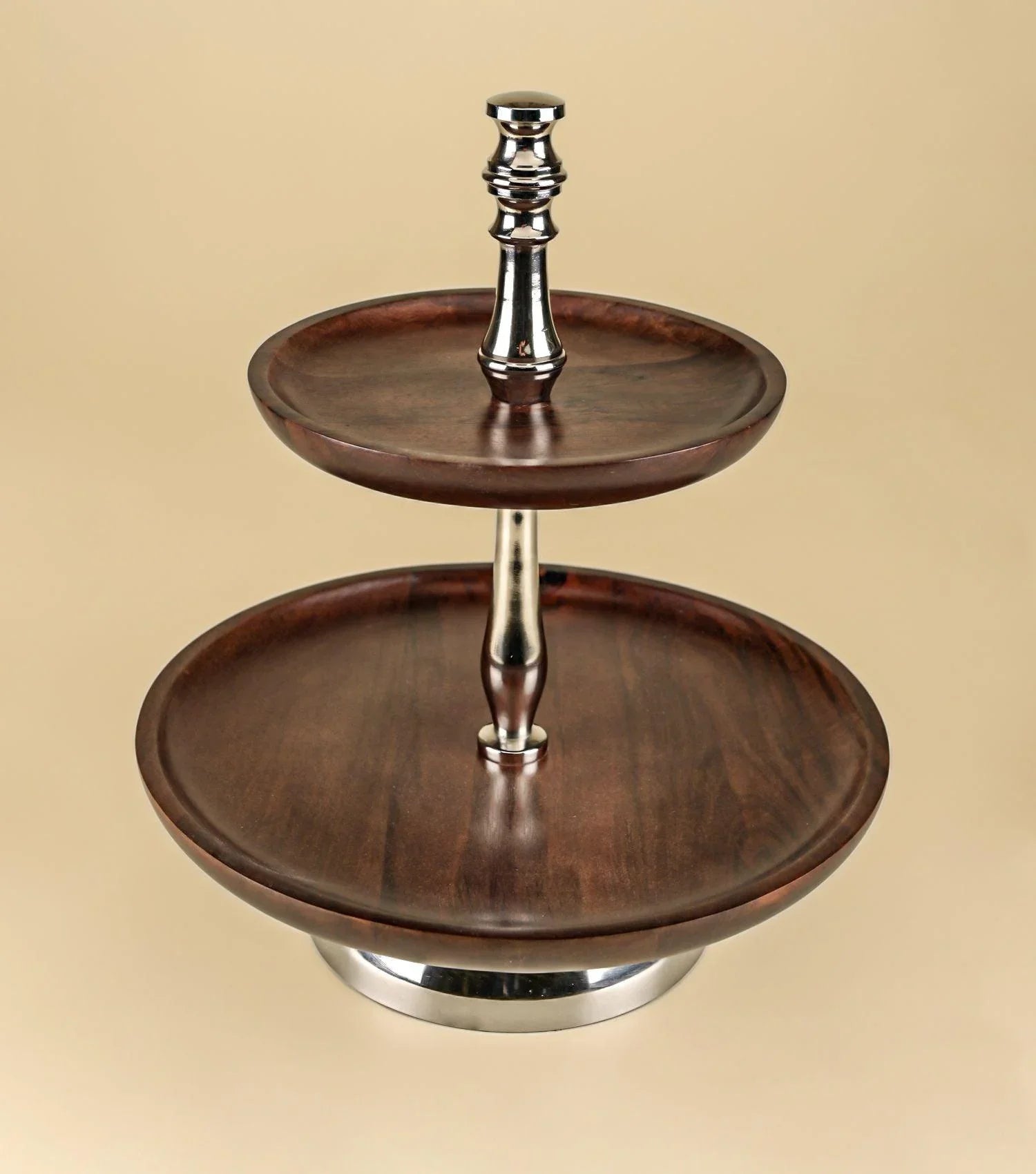 Walnut 2 tier - Elvy Lifestyle