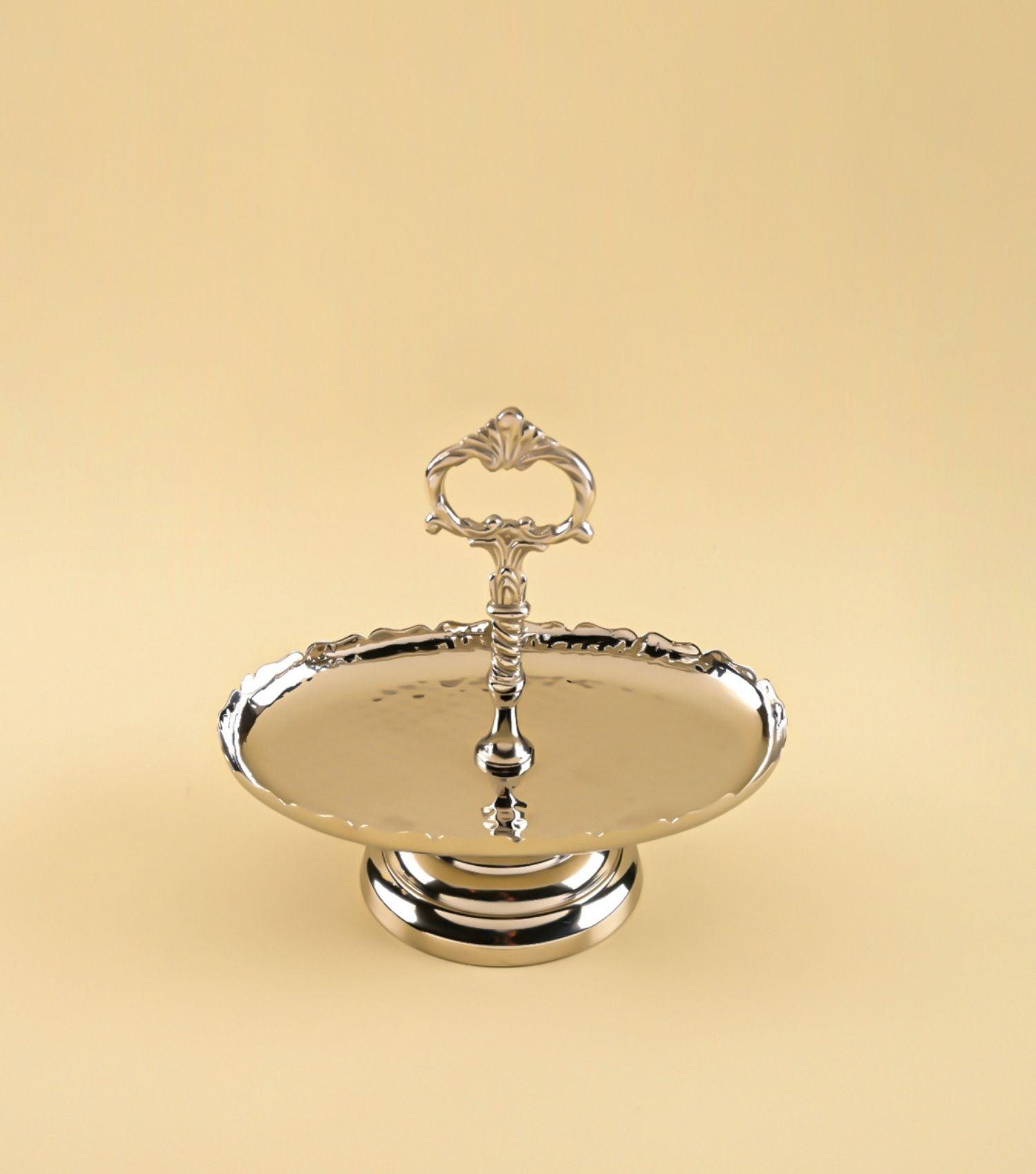 Elizabethan Single Tier Nickel - Elvy Lifestyle