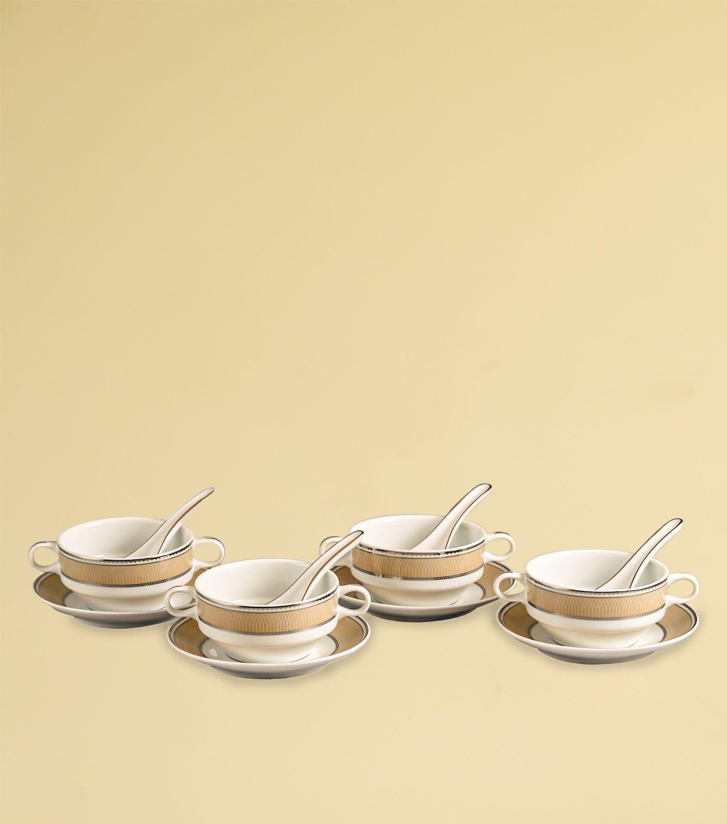 Belleza Soup Set With Spoon - Elvy Lifestyle