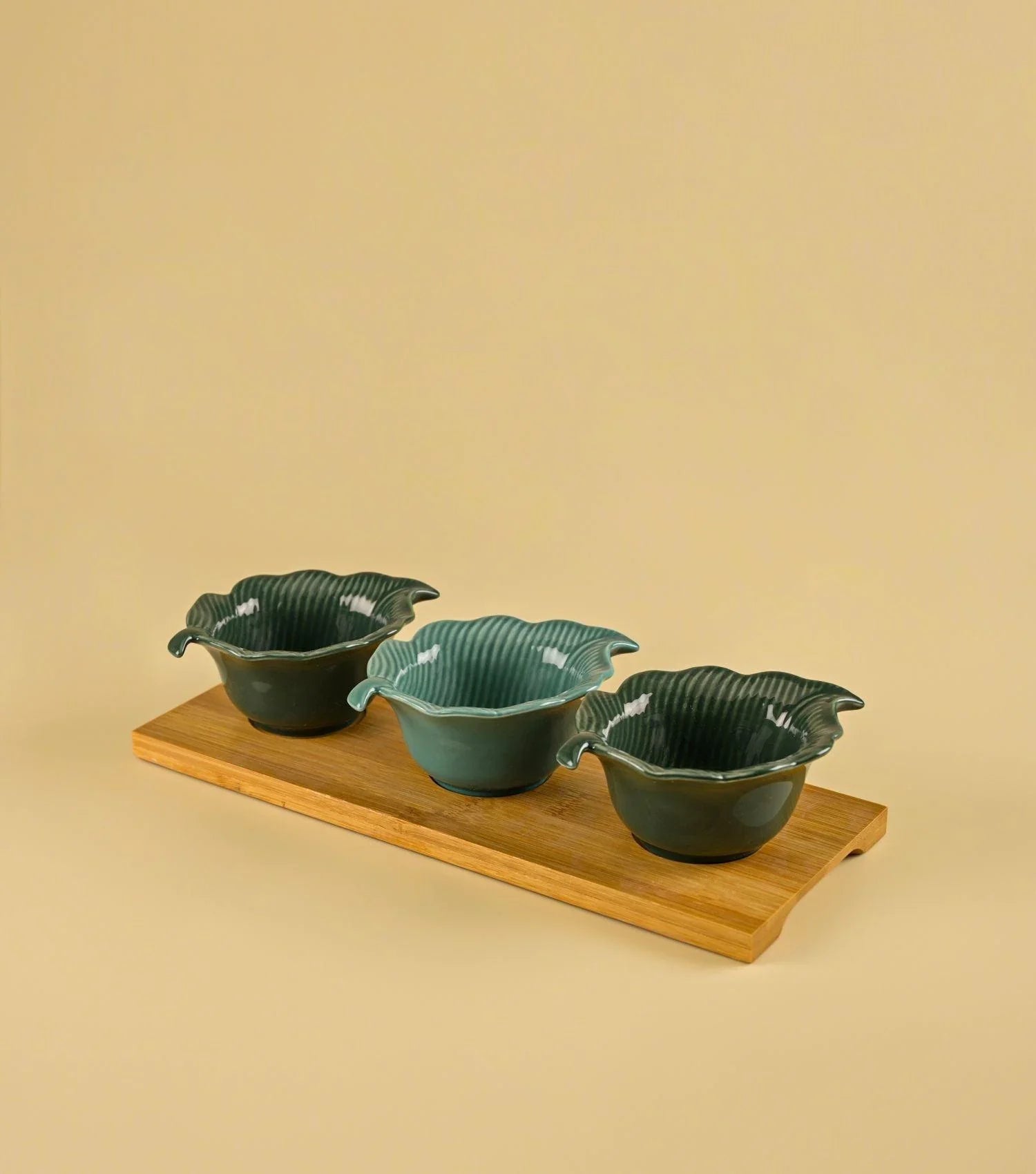 Tropical Leaf Appetizer set - Elvy Lifestyle