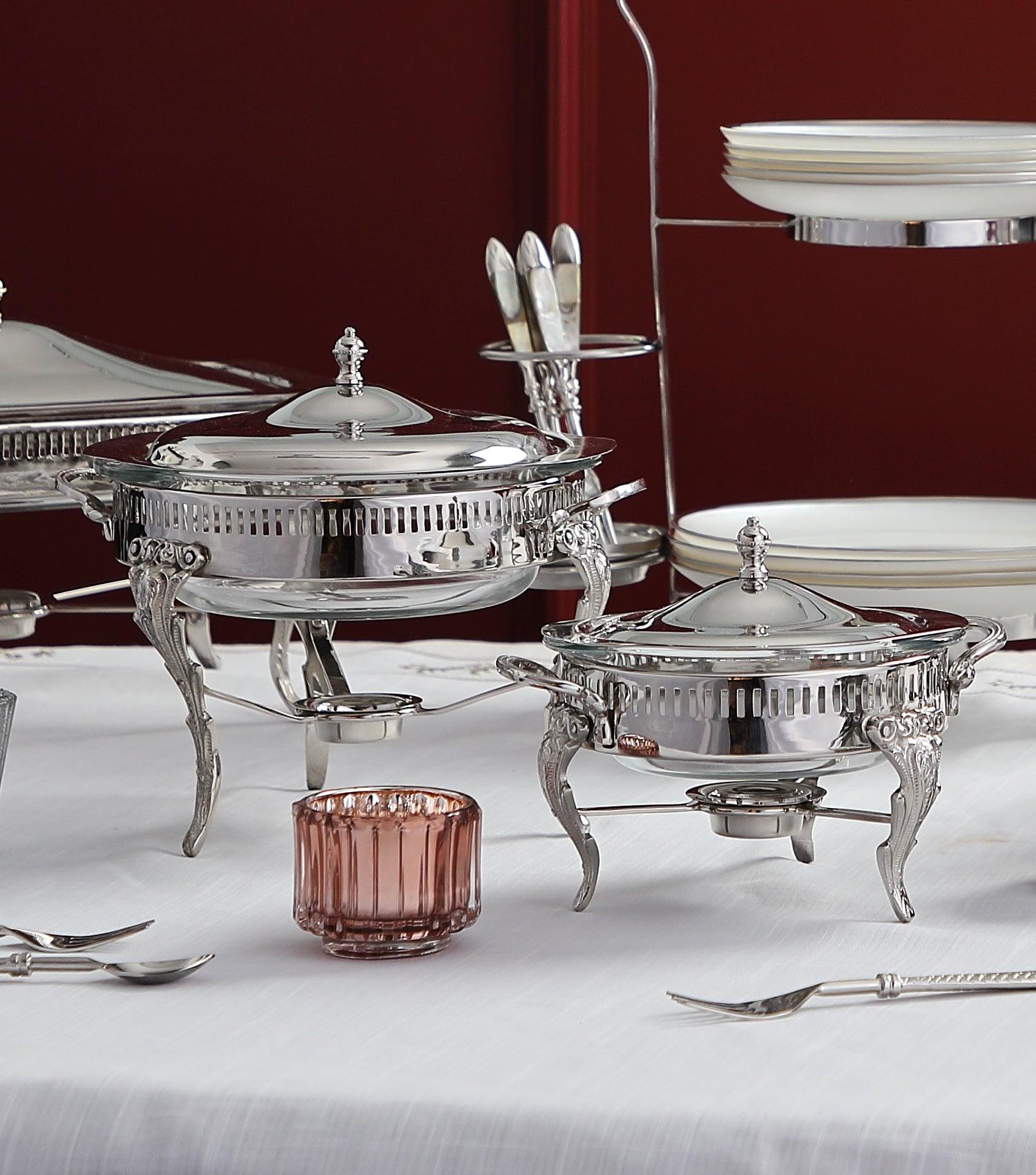 Gourmet Chafing dish Round small - Elvy Lifestyle