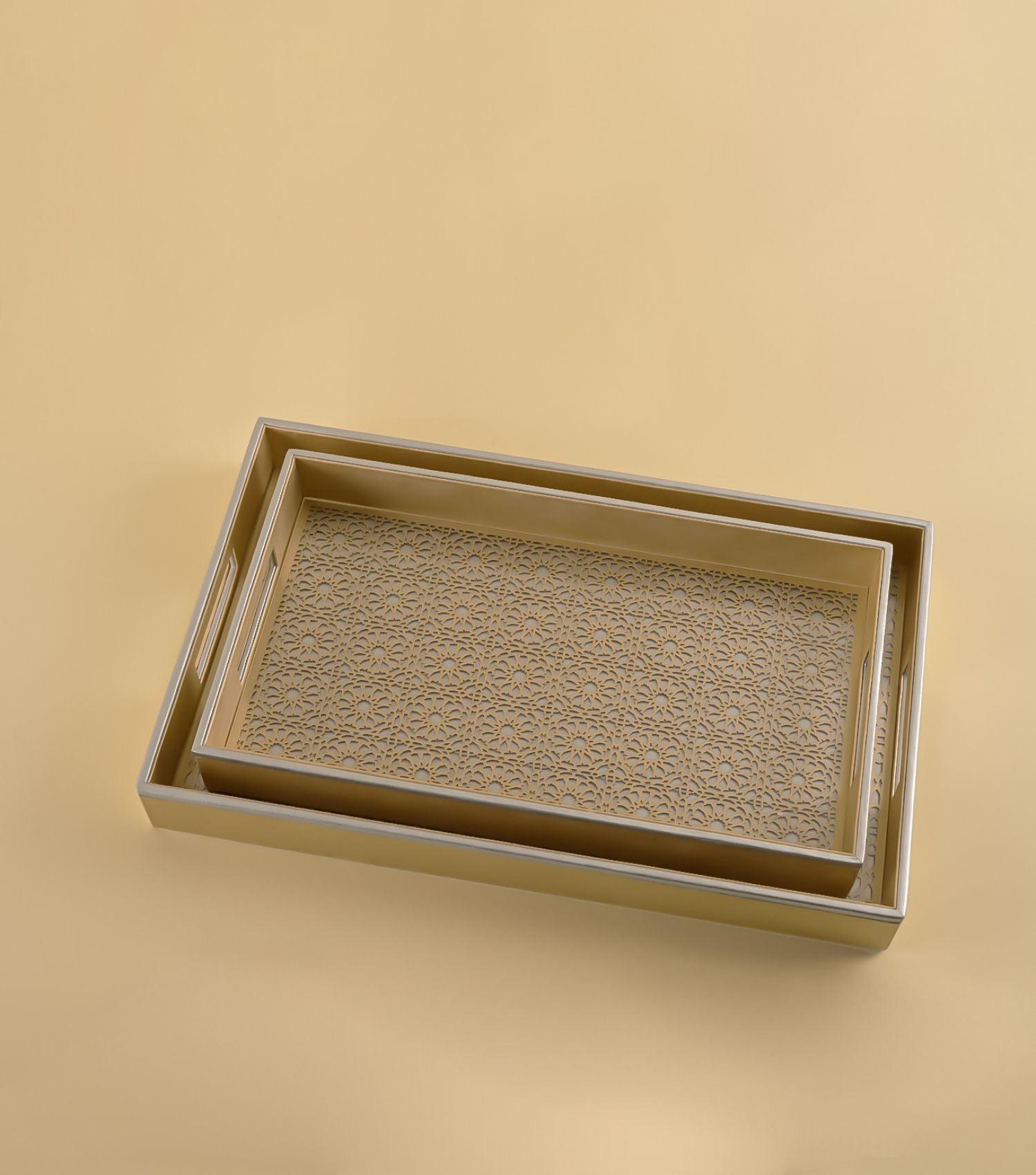 Gilded Grace Tray Large - Elvy Lifestyle