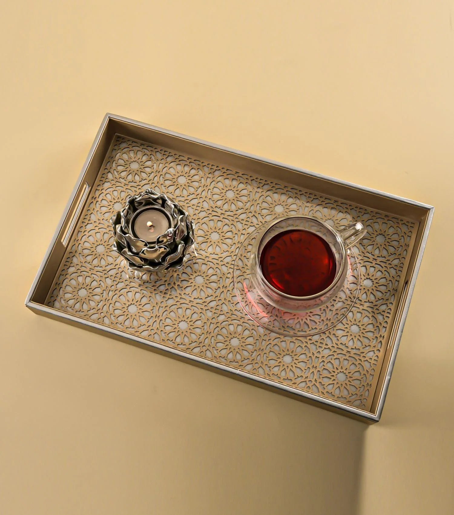 Gilded Grace Tray Large - Elvy Lifestyle