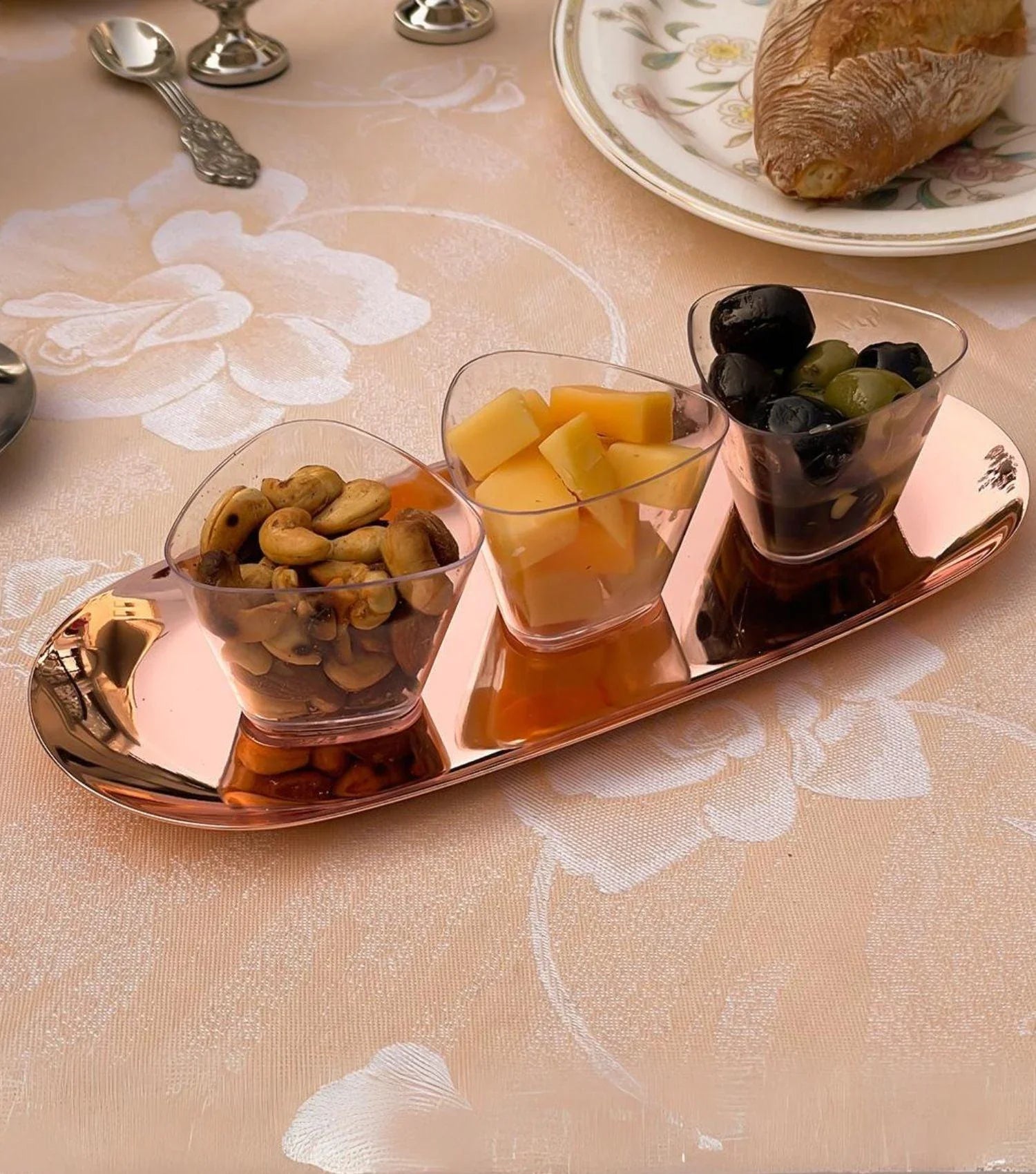 Fete Platter Rose Gold - Elvy Lifestyle