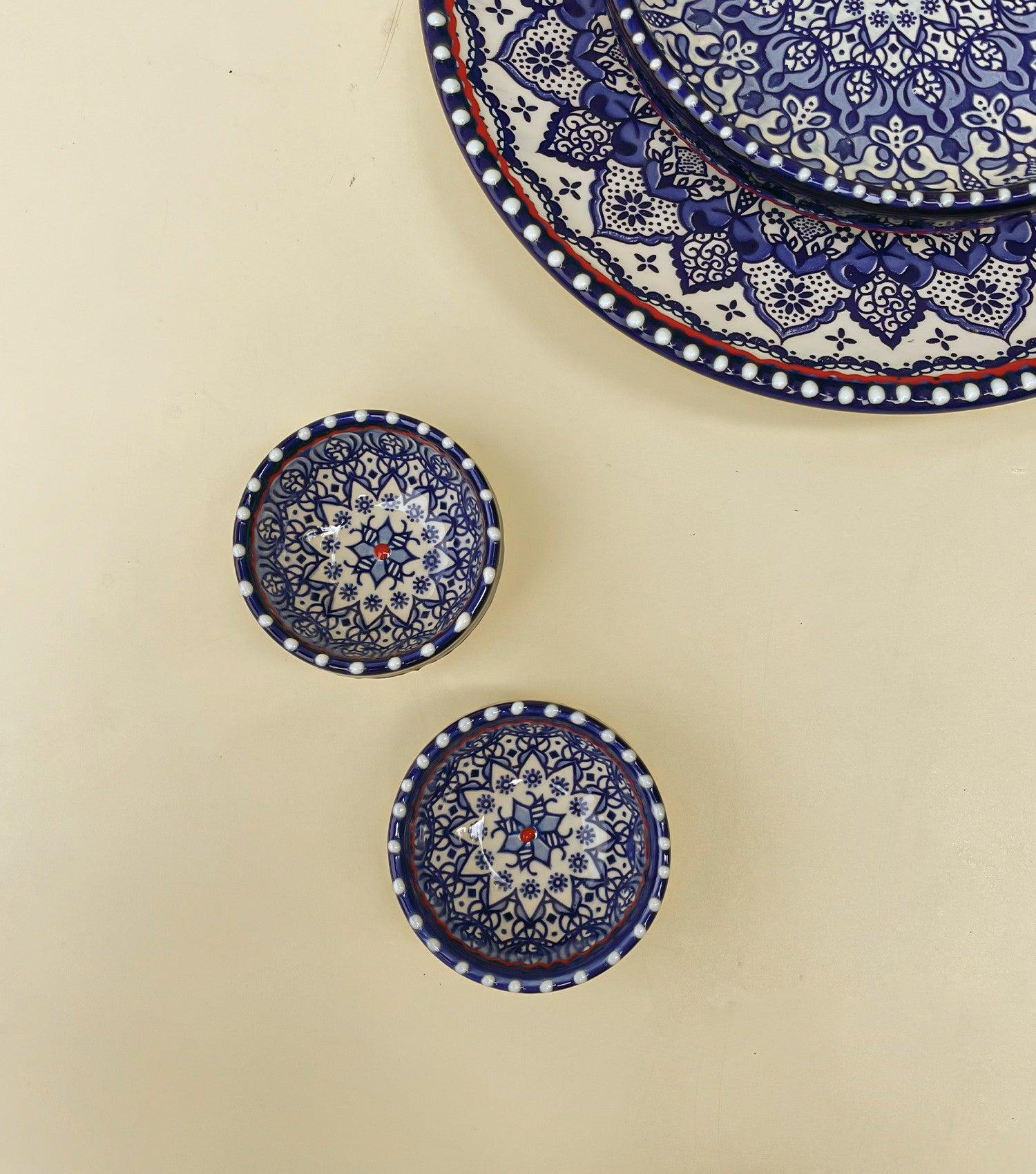 Sefiro Azul Dip Bowl set of 2 - Elvy Lifestyle