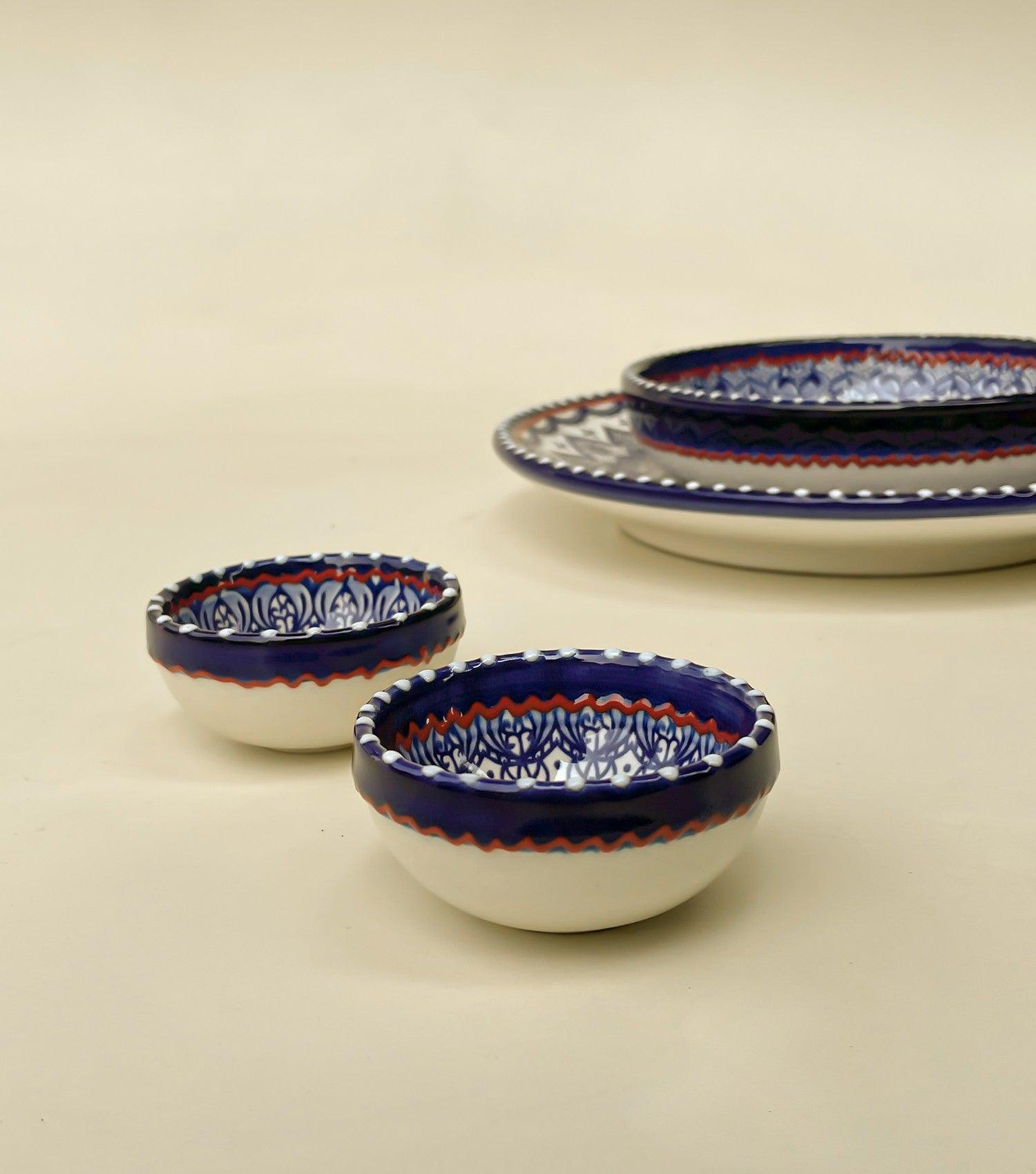 Sefiro Azul Dip Bowl set of 2 - Elvy Lifestyle