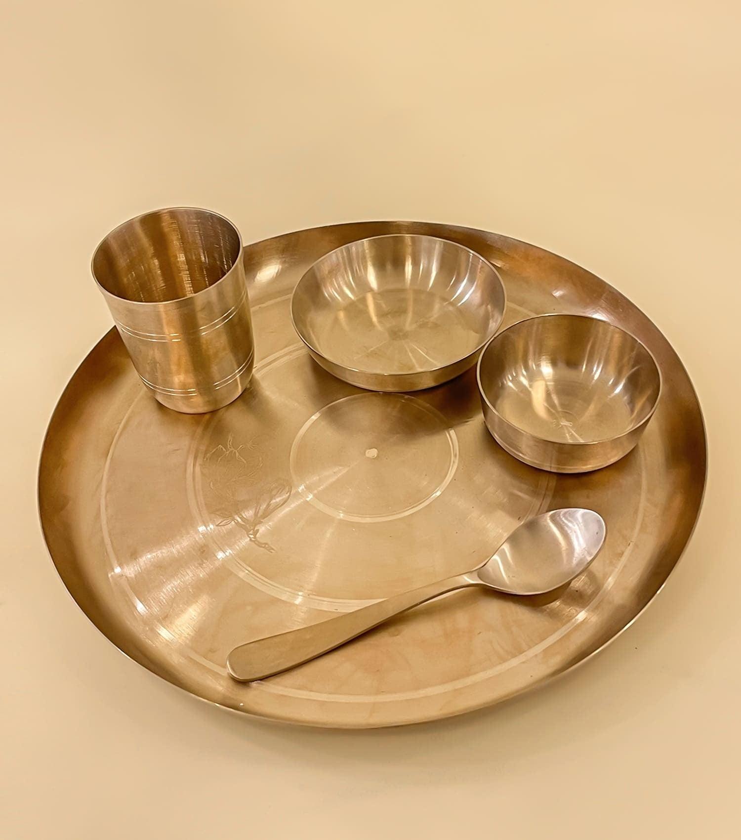 Kansa Thali Set - Elvy Lifestyle