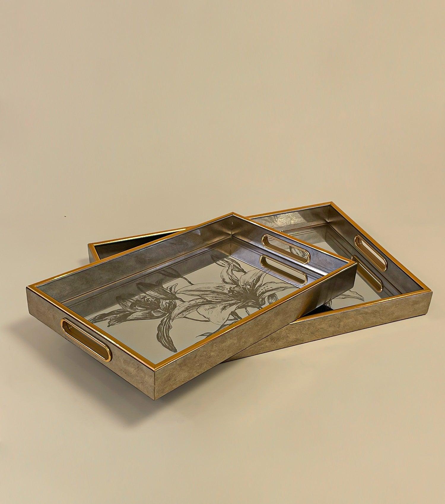 Opulence Mirror Tray Large - Elvy Lifestyle