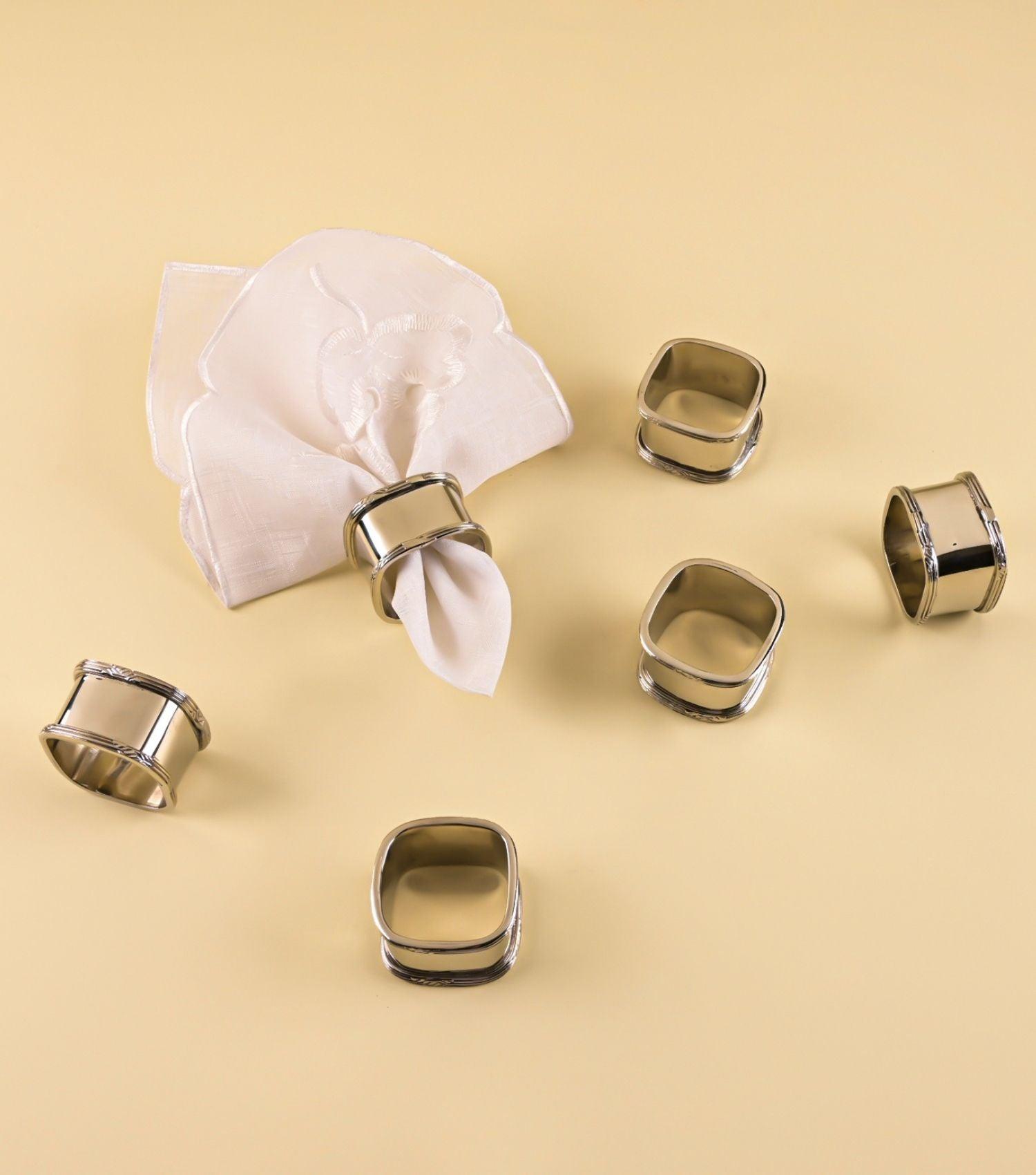 Victorian Napkin ring S/6 - Elvy Lifestyle