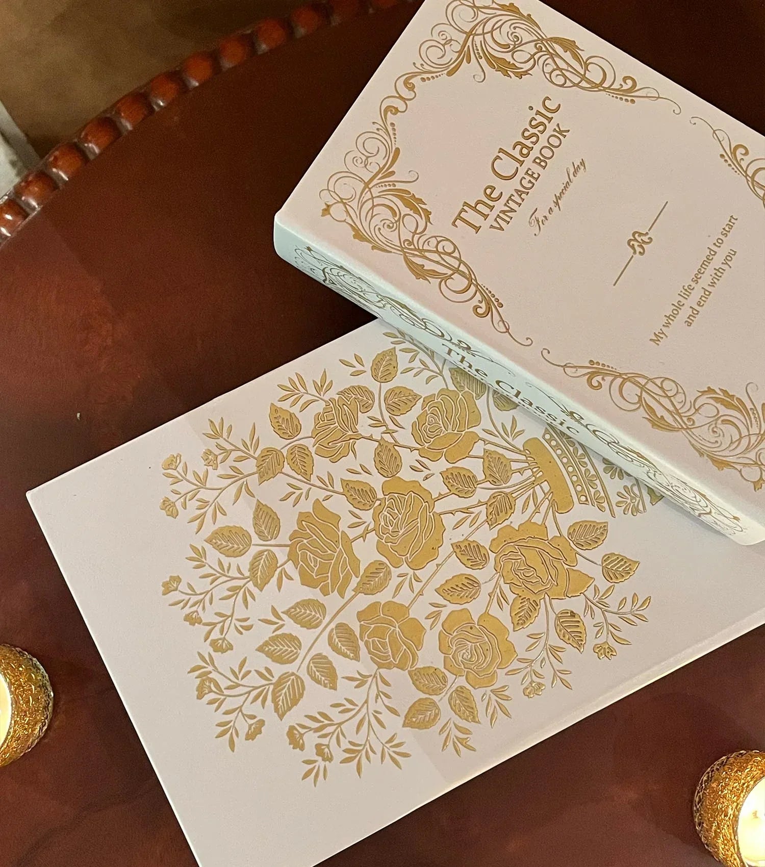 Golden Bloom Book Box set of 2