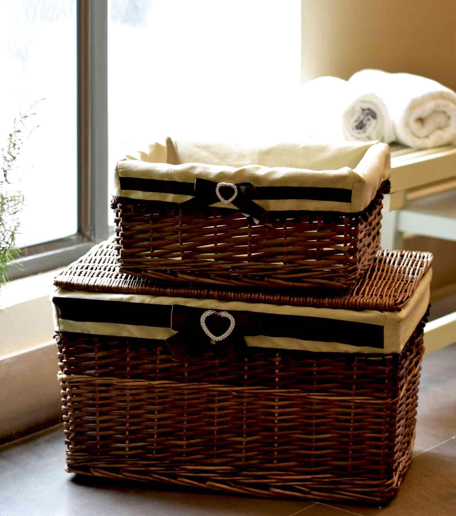 Zen Bamboo Basket Large - Elvy Lifestyle