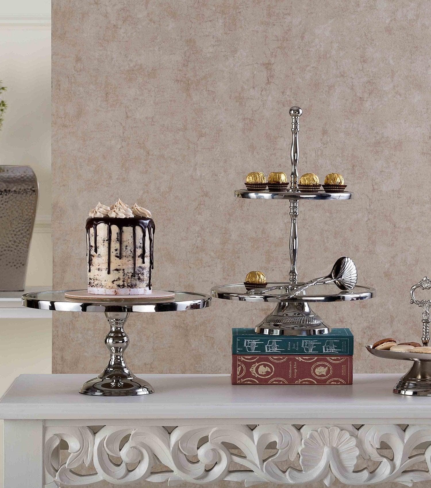 Pinnacle 2 Tier Stand With Ring - Elvy Lifestyle