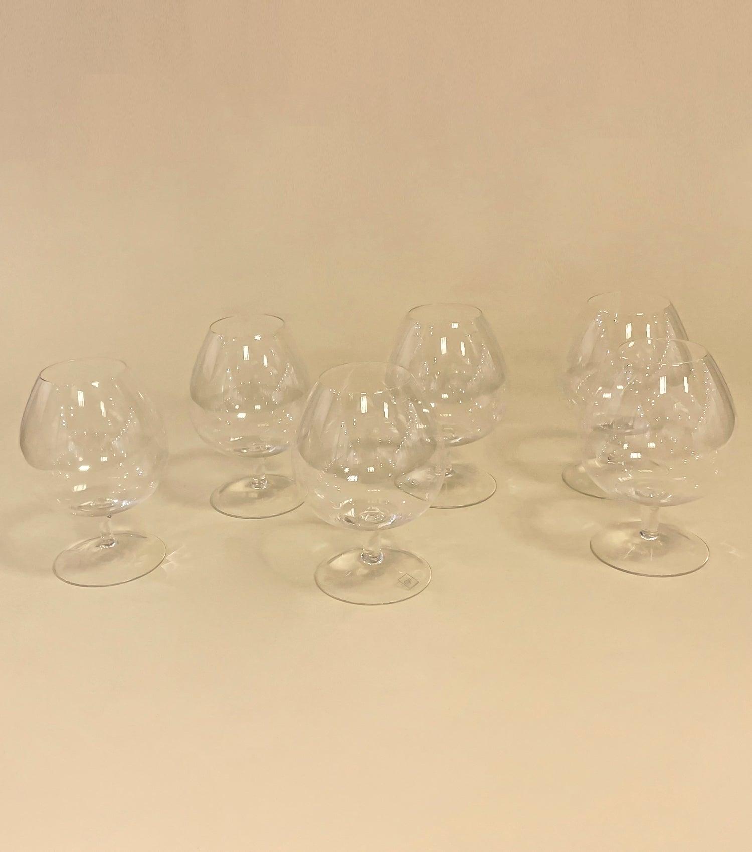 Empire cognac glasses set of 6 - Elvy Lifestyle
