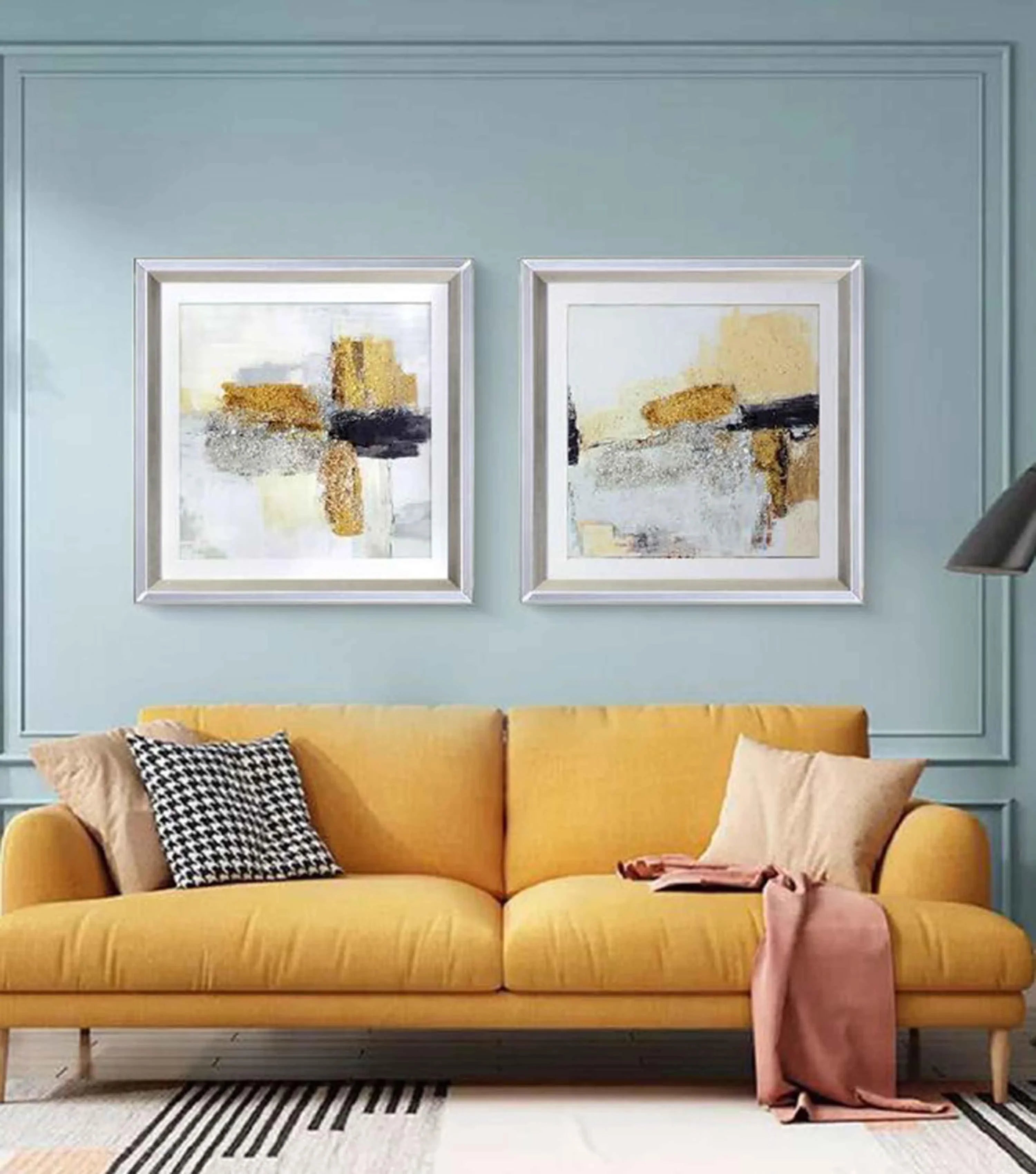 Golden hues wall art - Elvy Lifestyle