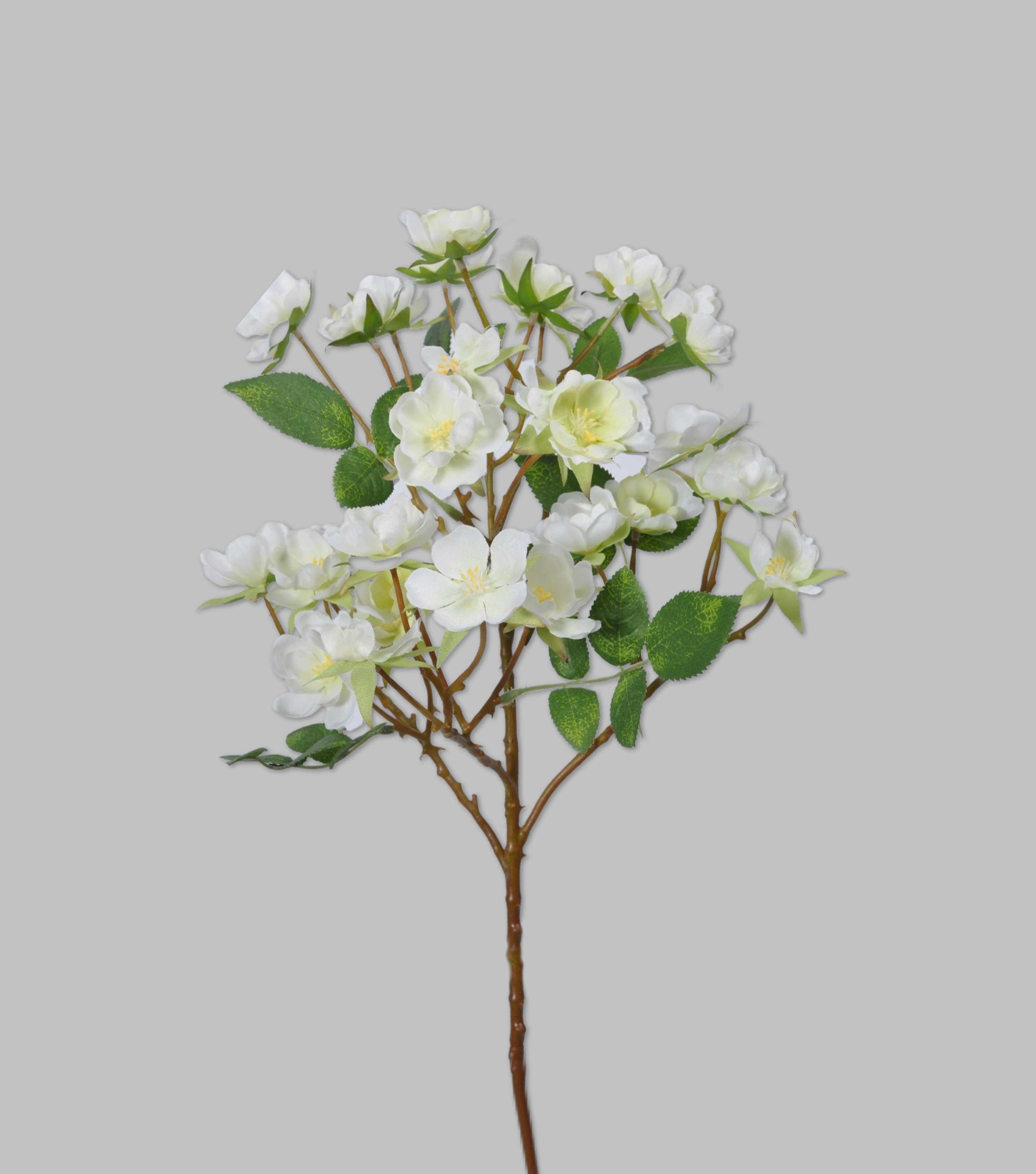 Rose Spray White 28" - Elvy Lifestyle