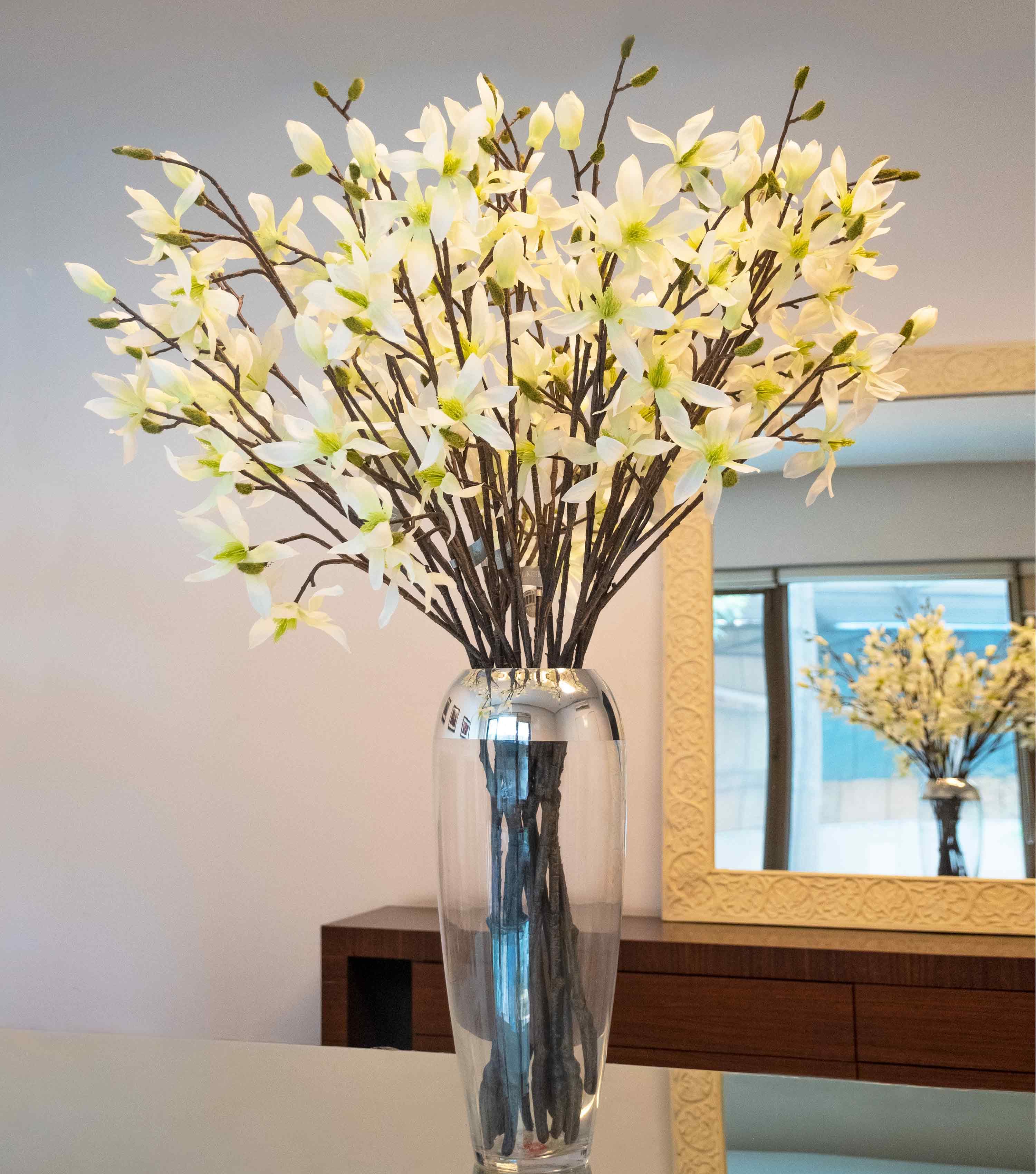Magnolia Spray White 40" - Elvy Lifestyle