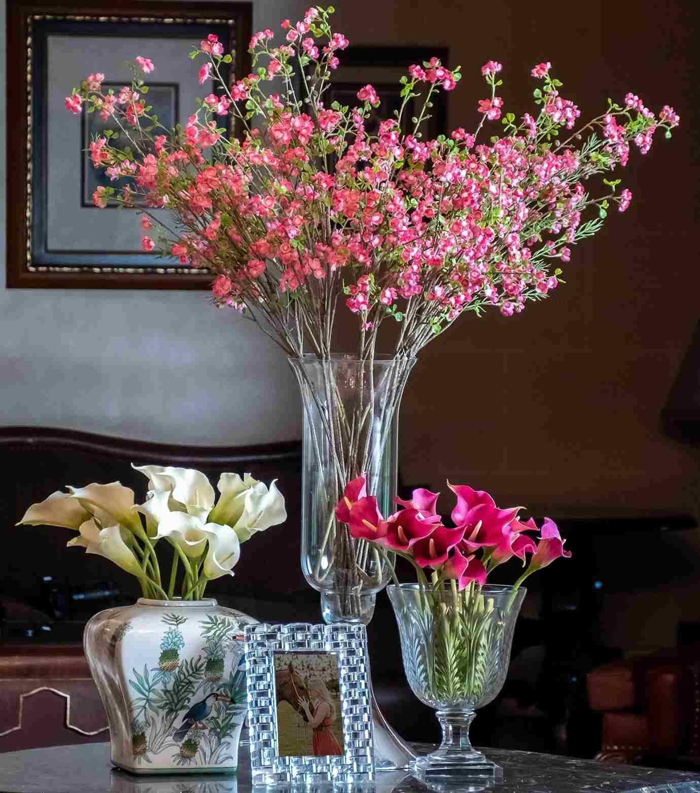 Calla Stem Dark Pink 21" - Elvy Lifestyle