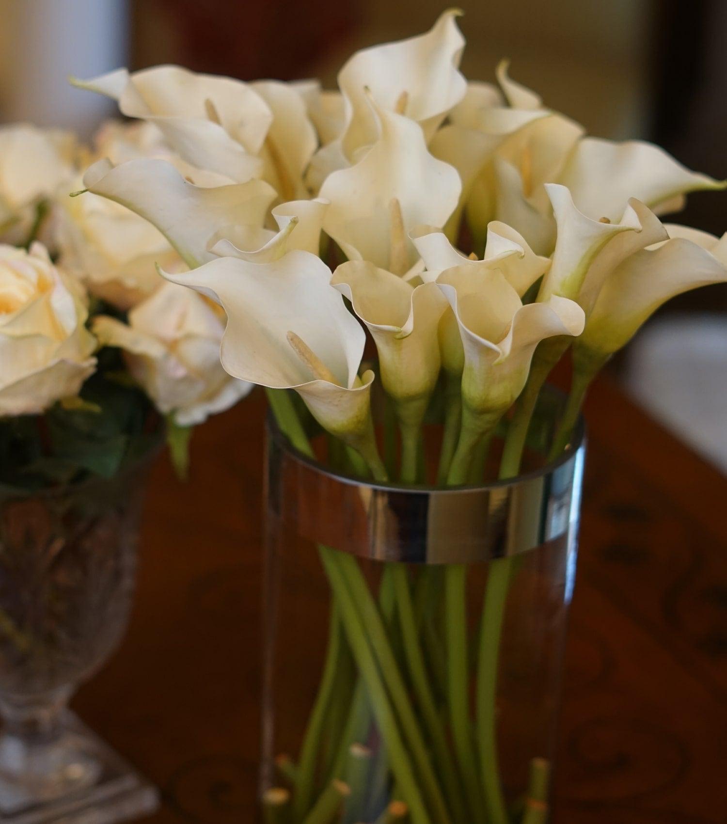 Calla Stem White 21" - Elvy Lifestyle